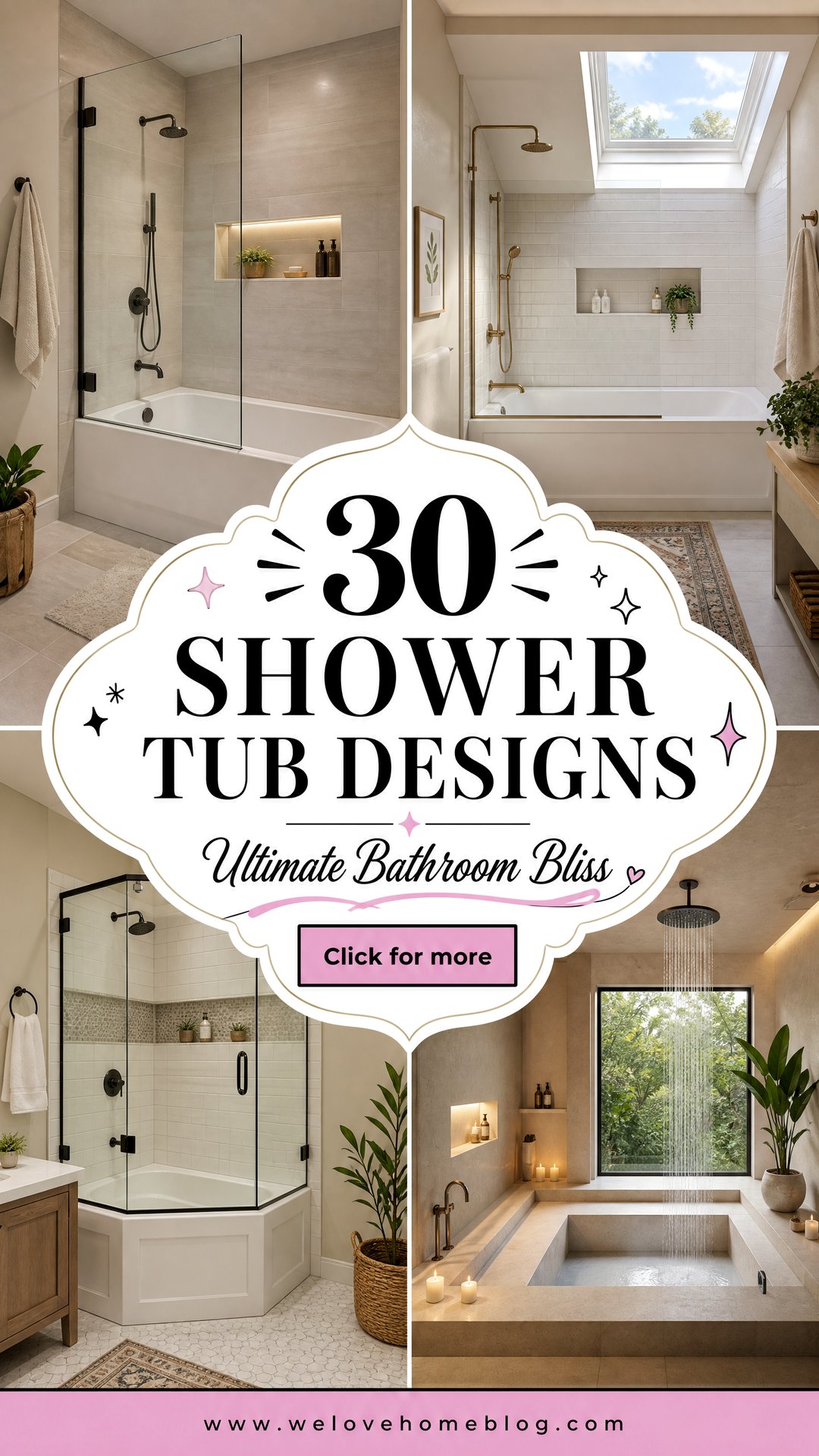 30 Shower Tub Designs for the Ultimate Bathroom - 30 Shower Tub Designs for the Ultimate Bathroom
