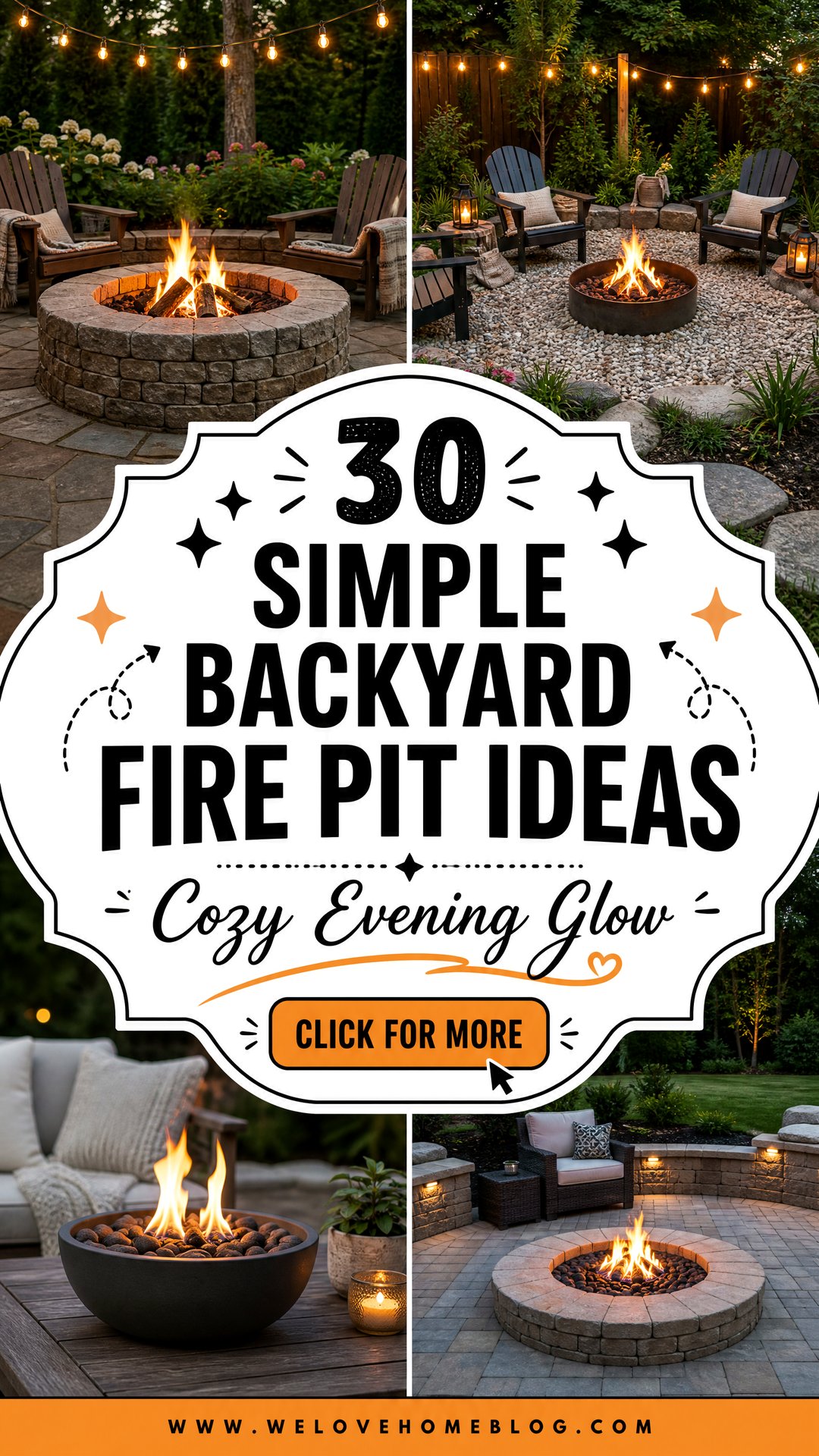 30 Simple Backyard Fire Pit Ideas for Cozy Evenings - 30 Simple Backyard Fire Pit Ideas for Cozy Evenings