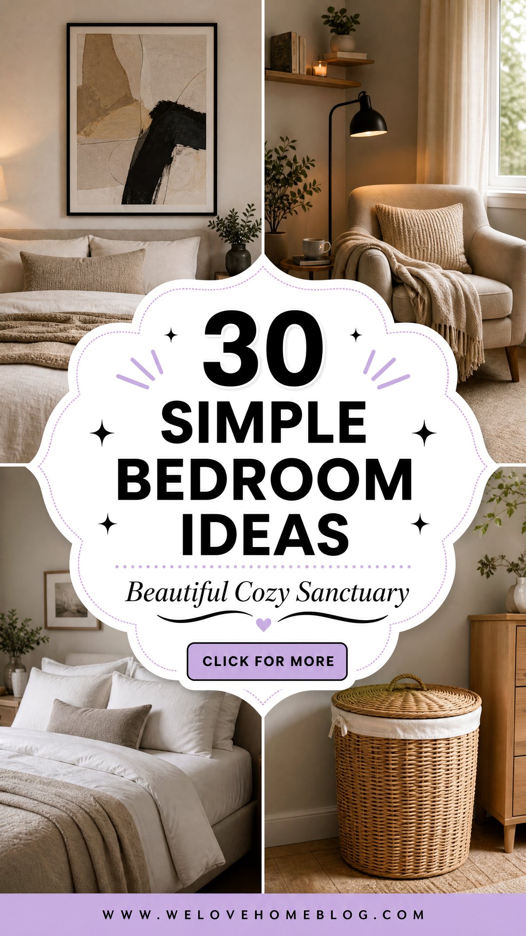 30 Simple Bedroom Ideas for a Beautiful Sanctuary - 30 Simple Bedroom Ideas for a Beautiful Sanctuary