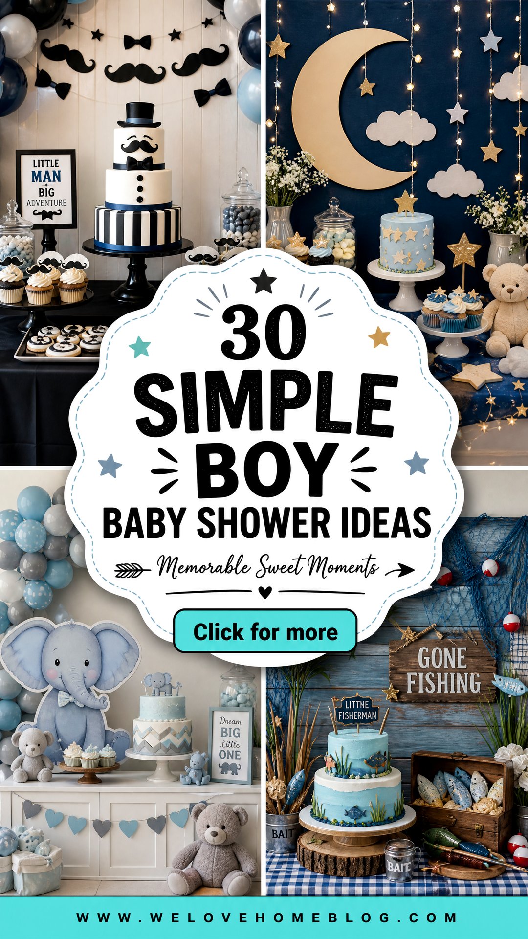 30 Simple Boy Baby Shower Ideas for a Memorable Event - 30 Simple Boy Baby Shower Ideas for a Memorable Event