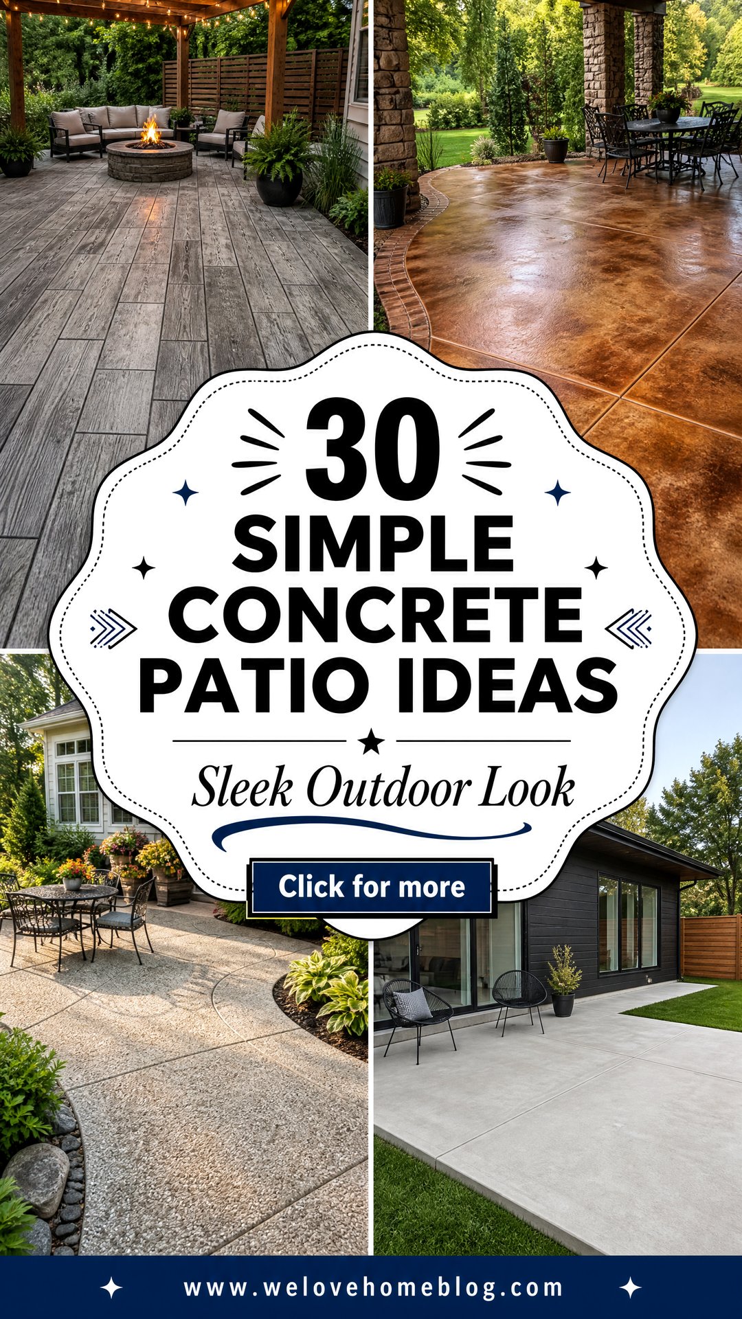 30 Simple Concrete Patio Ideas for a Sleek Outdoor Look - 30 Simple Concrete Patio Ideas for a Sleek Outdoor Look