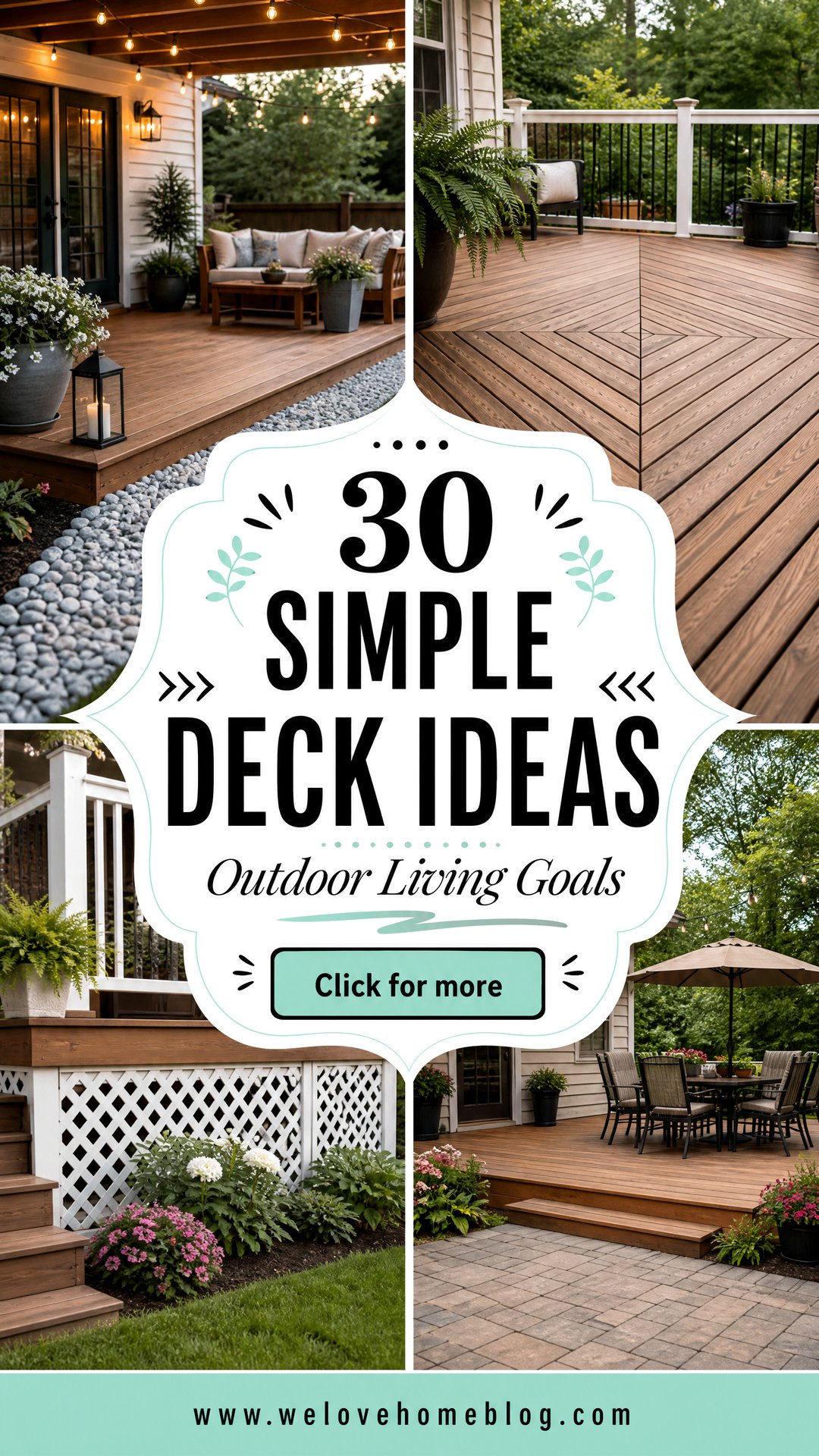 30 Simple Deck Ideas for a Perfect Outdoor Living Area - 30 Simple Deck Ideas for a Perfect Outdoor Living Area