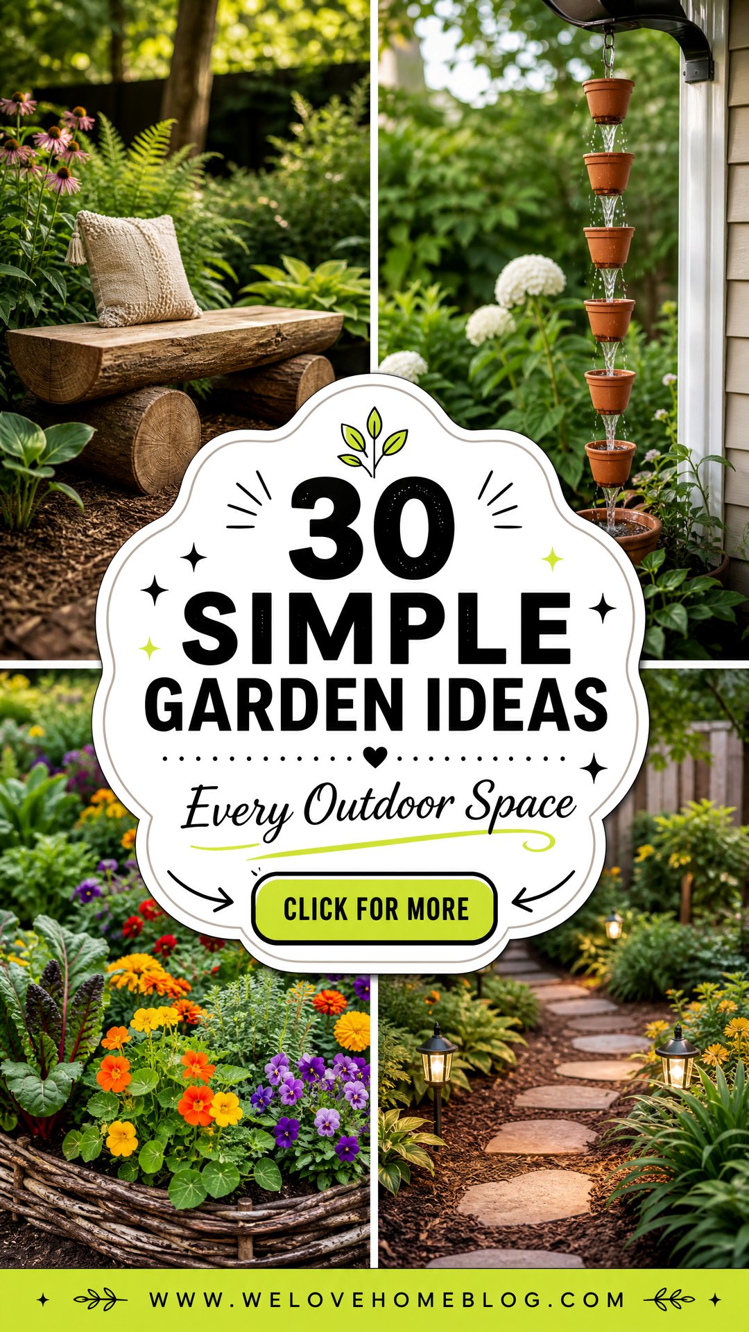 30 Simple Garden Ideas for Every Outdoor Space - 30 Simple Garden Ideas for Every Outdoor Space