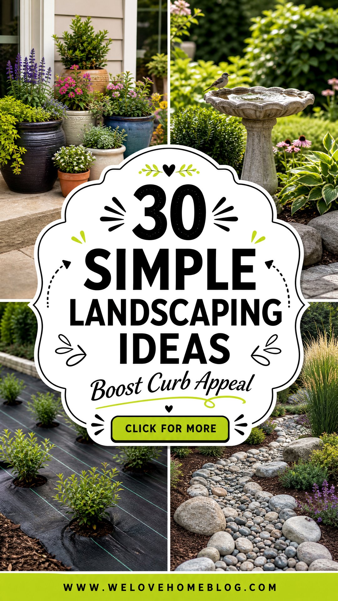 30 Simple Landscaping Ideas to Boost Curb Appeal - 30 Simple Landscaping Ideas to Boost Curb Appeal