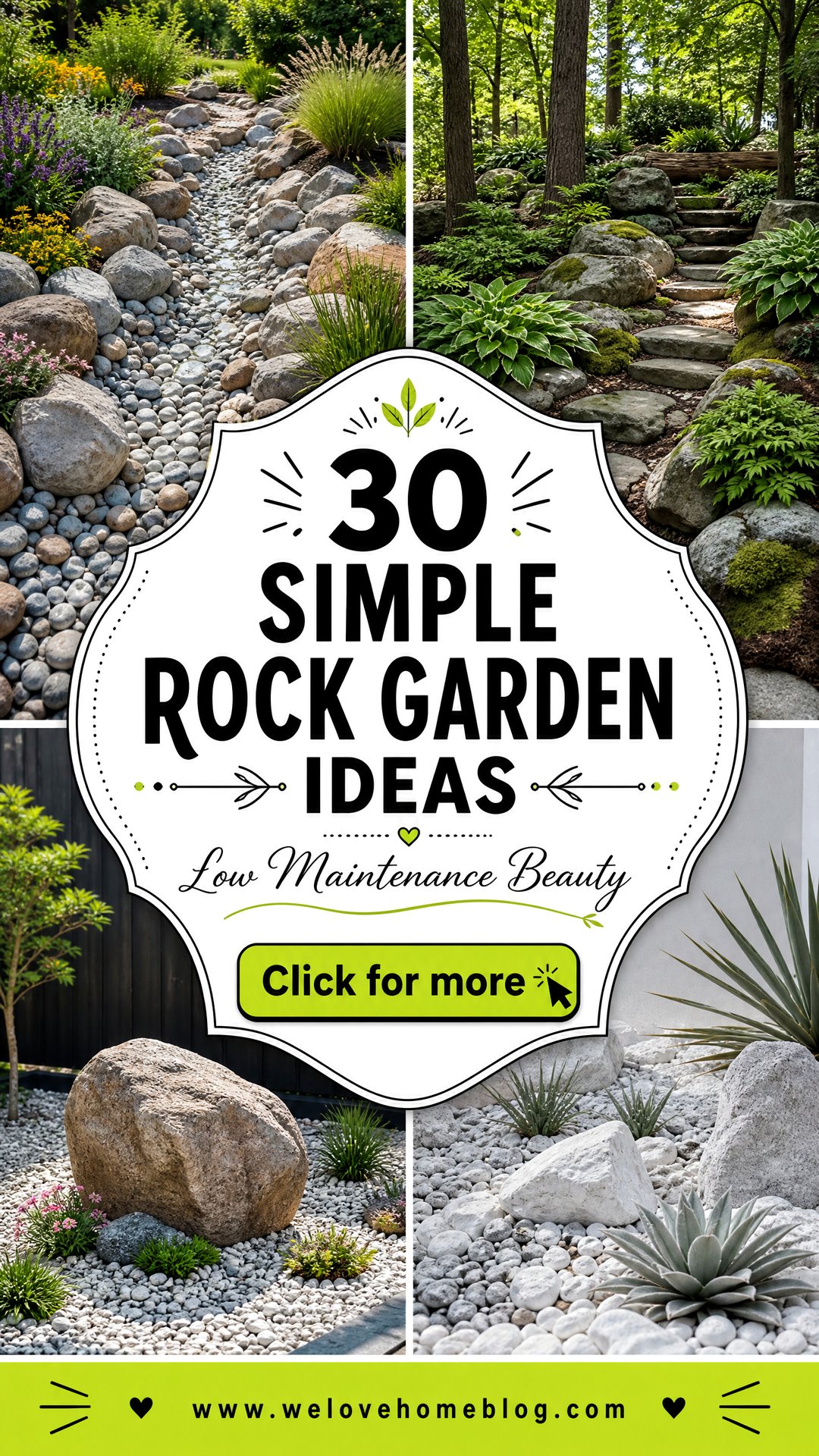 30 Simple Rock Garden Ideas for Low-Maintenance Yards - 30 Simple Rock Garden Ideas for Low-Maintenance Yards