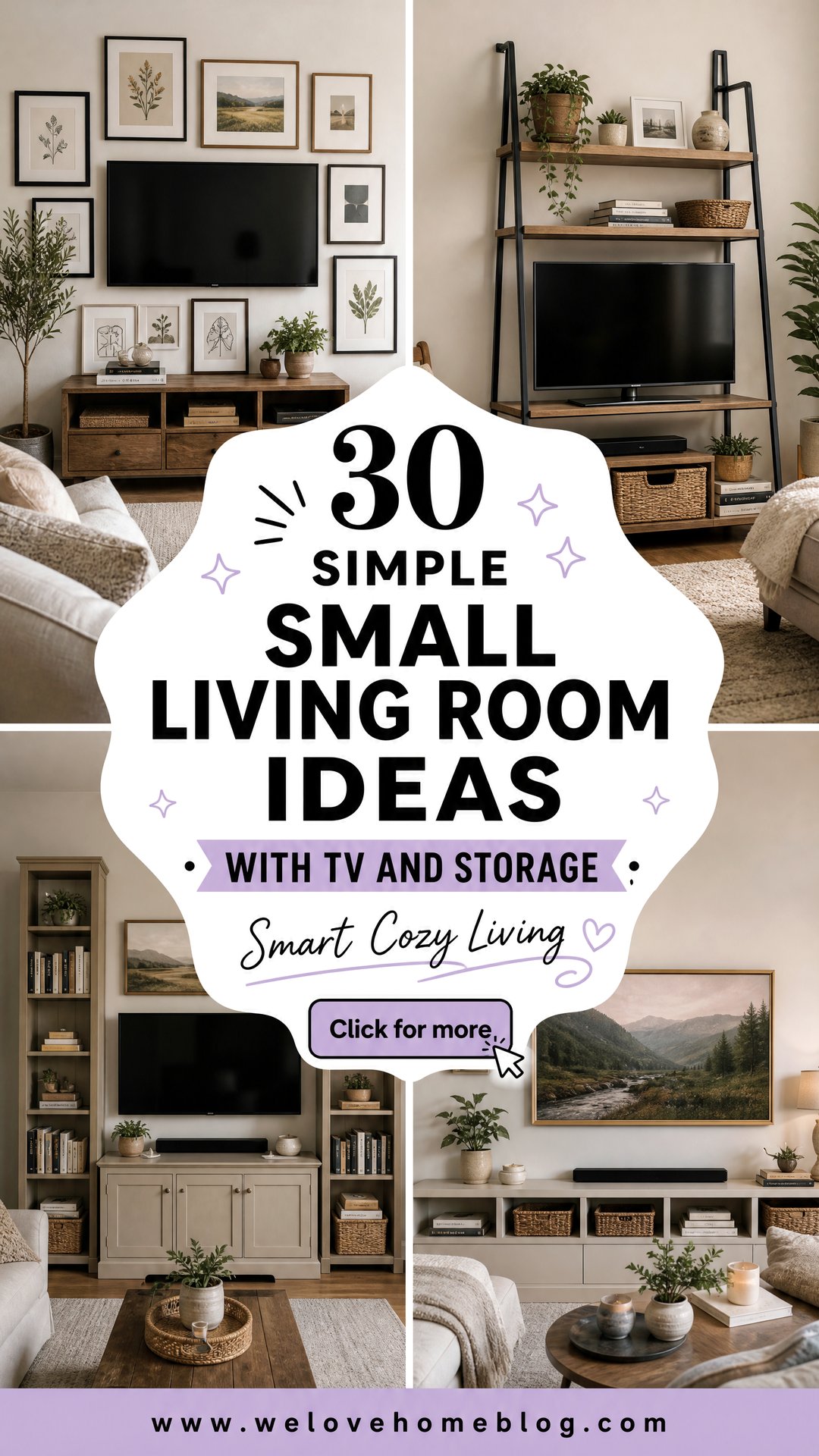 30 Simple Small Living Room Ideas With TV and Storage - 30 Simple Small Living Room Ideas With TV and Storage