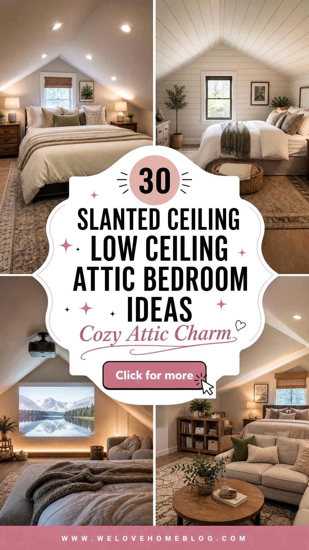 30 Slanted Ceiling Low Ceiling Attic Bedroom Ideas - 30 Slanted Ceiling Low Ceiling Attic Bedroom Ideas