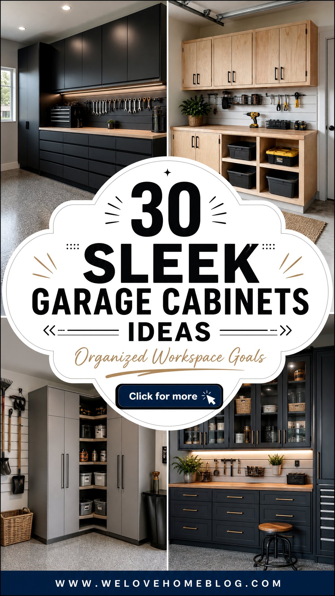 30 Sleek Garage Cabinets Ideas for Every Workspace - 30 Sleek Garage Cabinets Ideas for Every Workspace