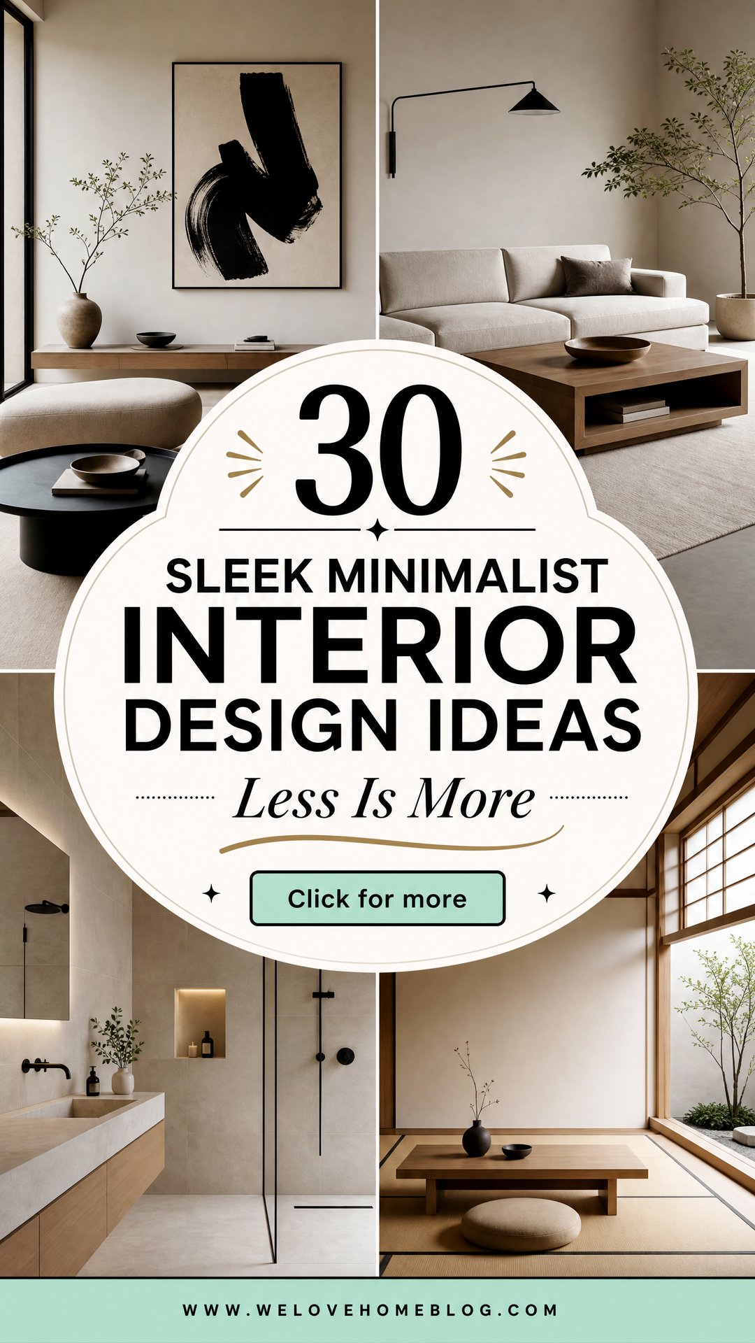 30 Sleek Minimalist Interior Design Ideas for Homes - 30 Sleek Minimalist Interior Design Ideas for Homes