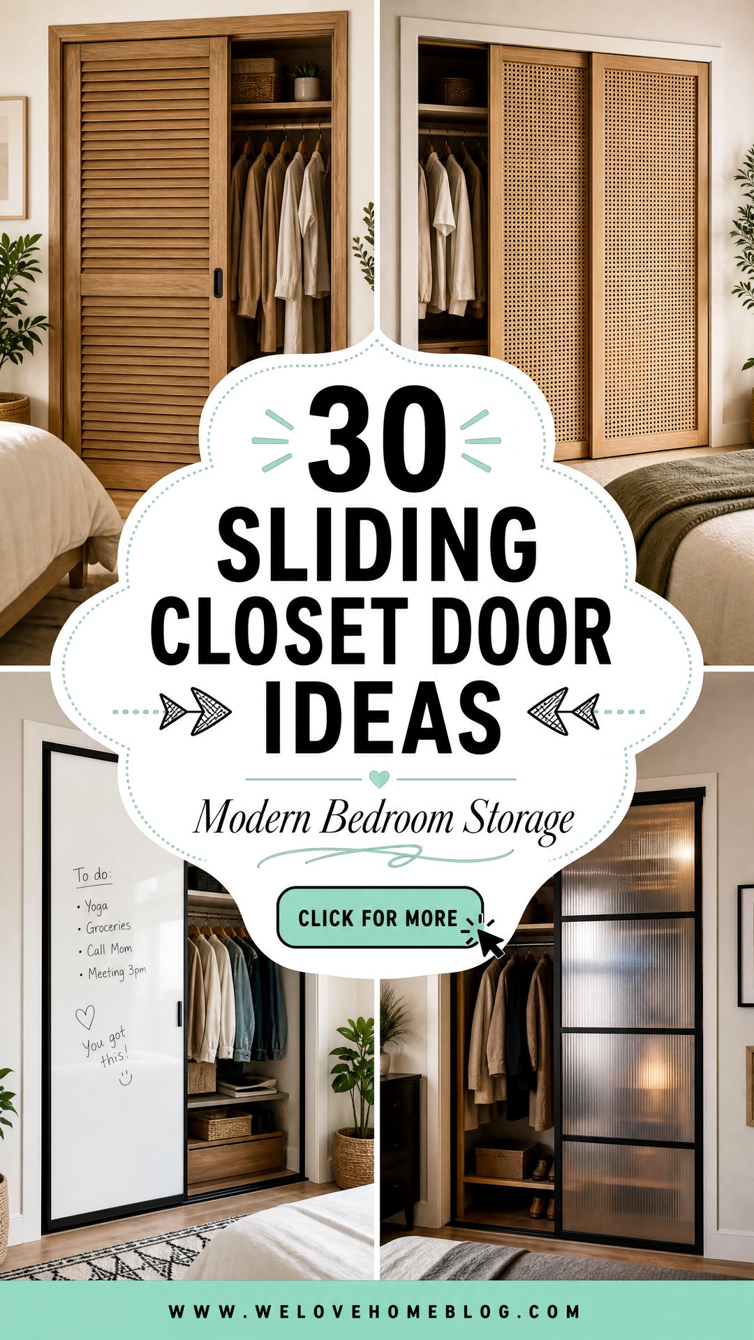 30 Sliding Closet Door Ideas for Modern Bedroom Storage - 30 Sliding Closet Door Ideas for Modern Bedroom Storage