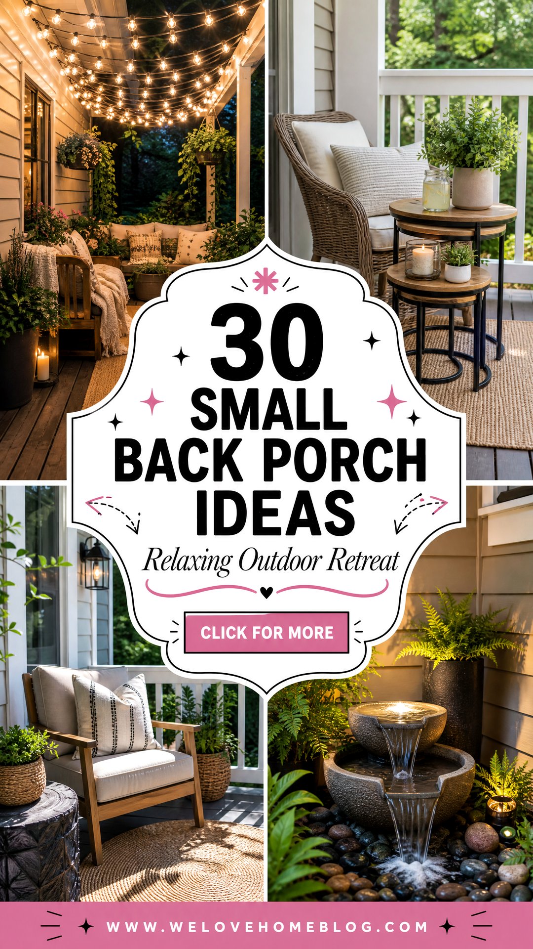 30 Small Back Porch Ideas for a Relaxing Outdoor Retreat - 30 Small Back Porch Ideas for a Relaxing Outdoor Retreat
