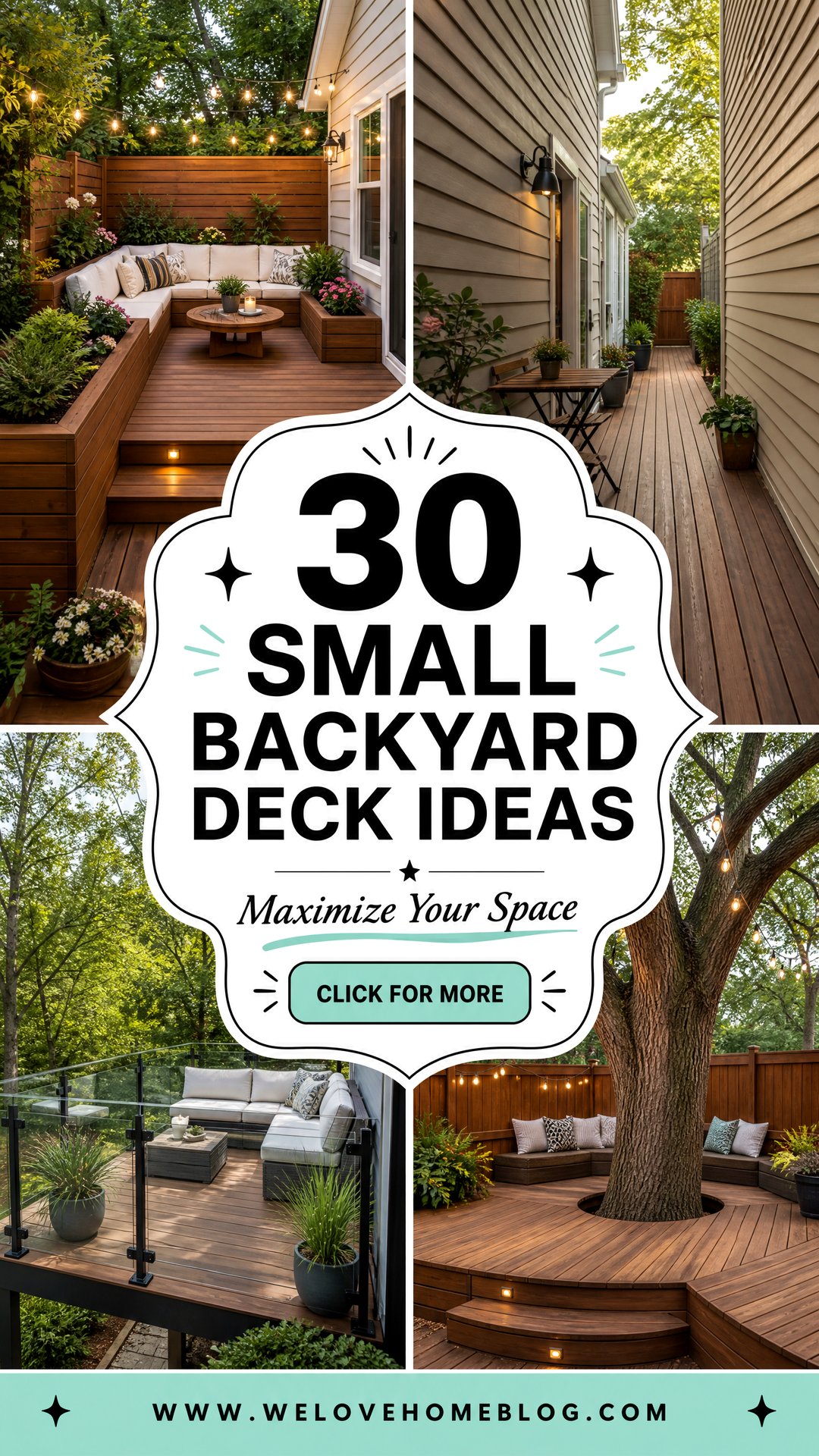 30 Small Backyard Deck Ideas to Maximize Your Space - 30 Small Backyard Deck Ideas to Maximize Your Space