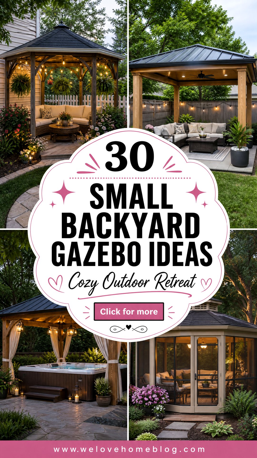 30 Small Backyard Gazebo Ideas for a Cozy Retreat - 30 Small Backyard Gazebo Ideas for a Cozy Retreat
