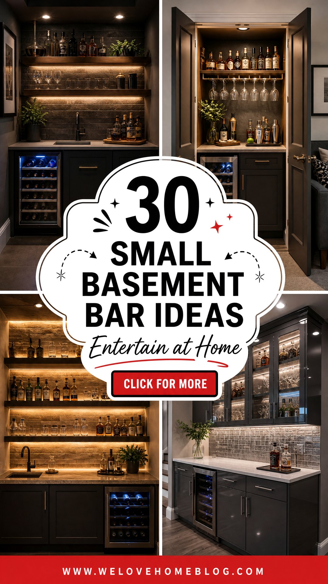 30 Small Basement Bar Ideas for Entertaining at Home - 30 Small Basement Bar Ideas for Entertaining at Home