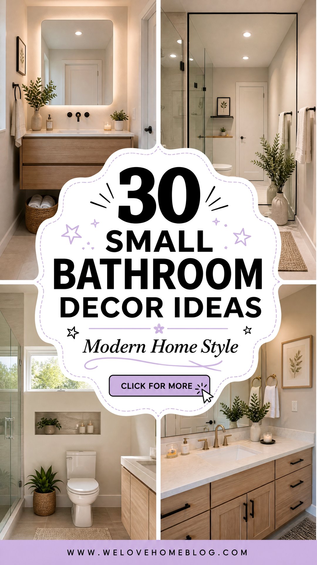 30 Small Bathroom Decor Ideas for a Modern Home - 30 Small Bathroom Decor Ideas for a Modern Home