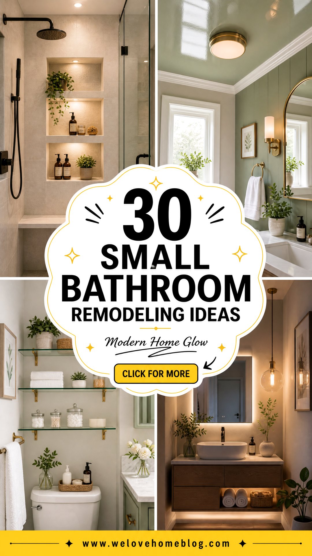 30 Small Bathroom Remodeling Ideas for Your Modern Home - 30 Small Bathroom Remodeling Ideas for Your Modern Home