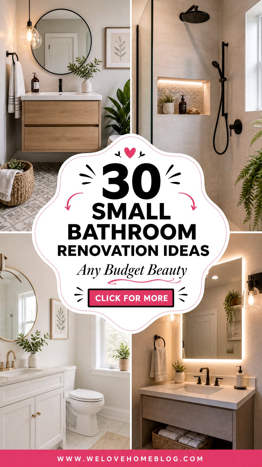 30 Small Bathroom Renovation Ideas for Any Budget - 30 Small Bathroom Renovation Ideas for Any Budget