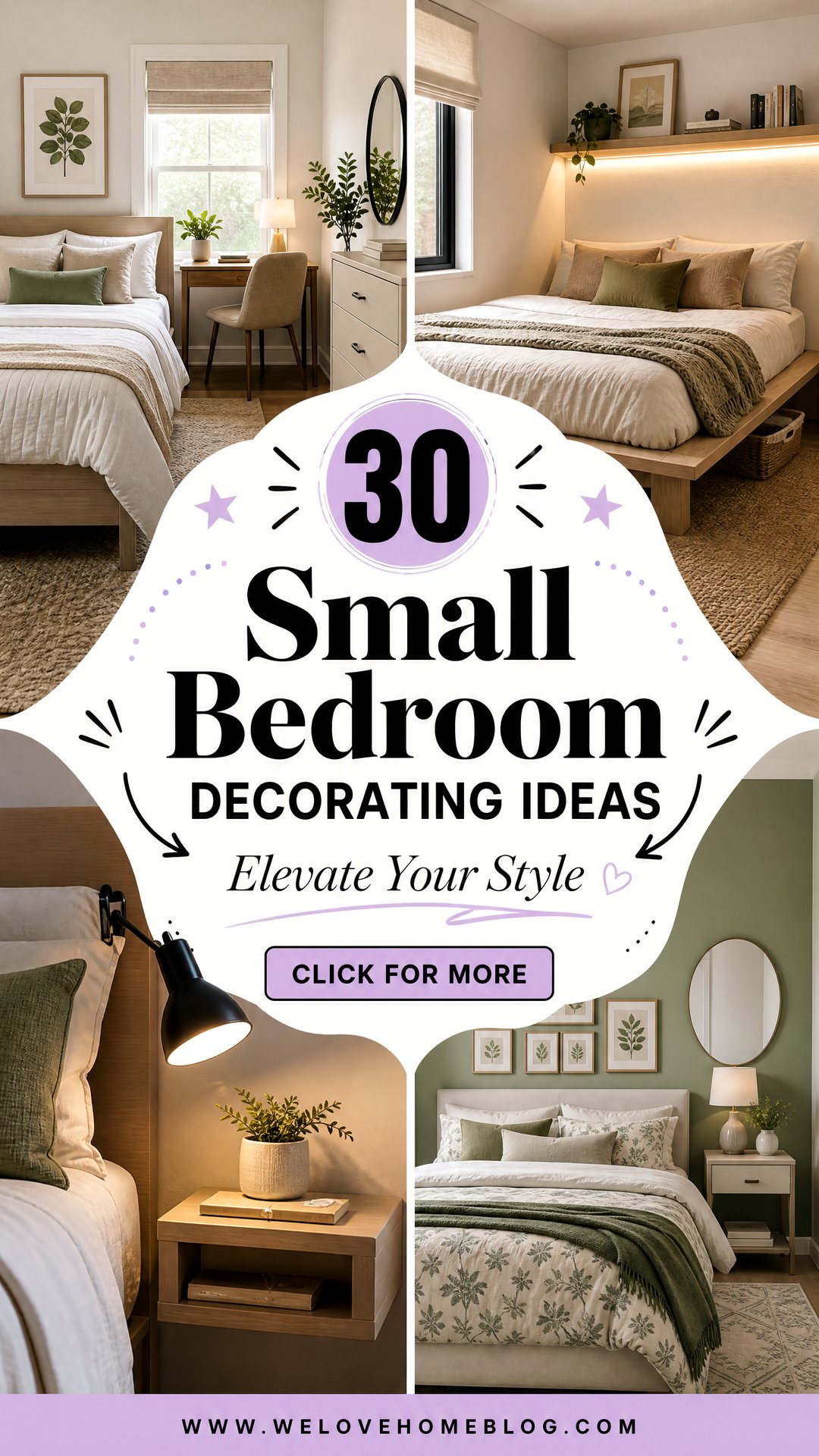 30 Small Bedroom Decorating Ideas to Elevate Your Style - 30 Small Bedroom Decorating Ideas to Elevate Your Style