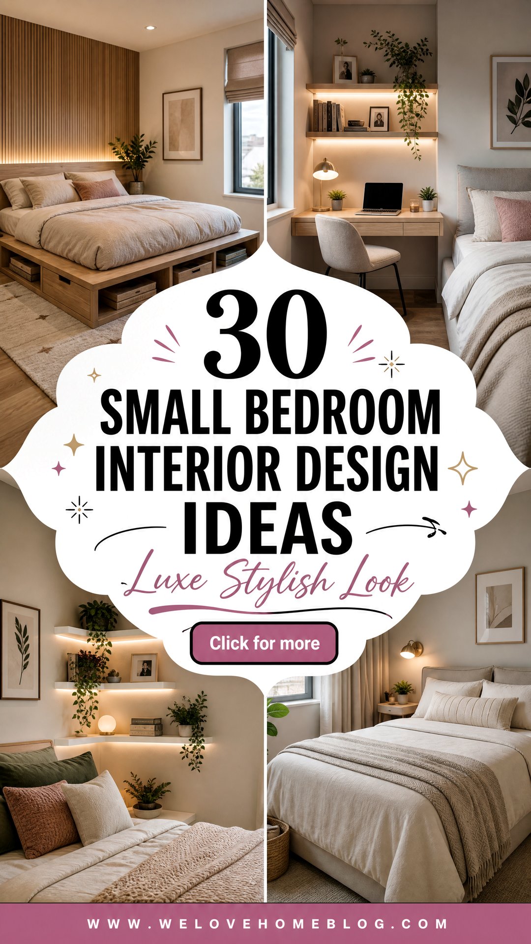 30 Small Bedroom Interior Design Ideas for a Luxe Look - 30 Small Bedroom Interior Design Ideas for a Luxe Look