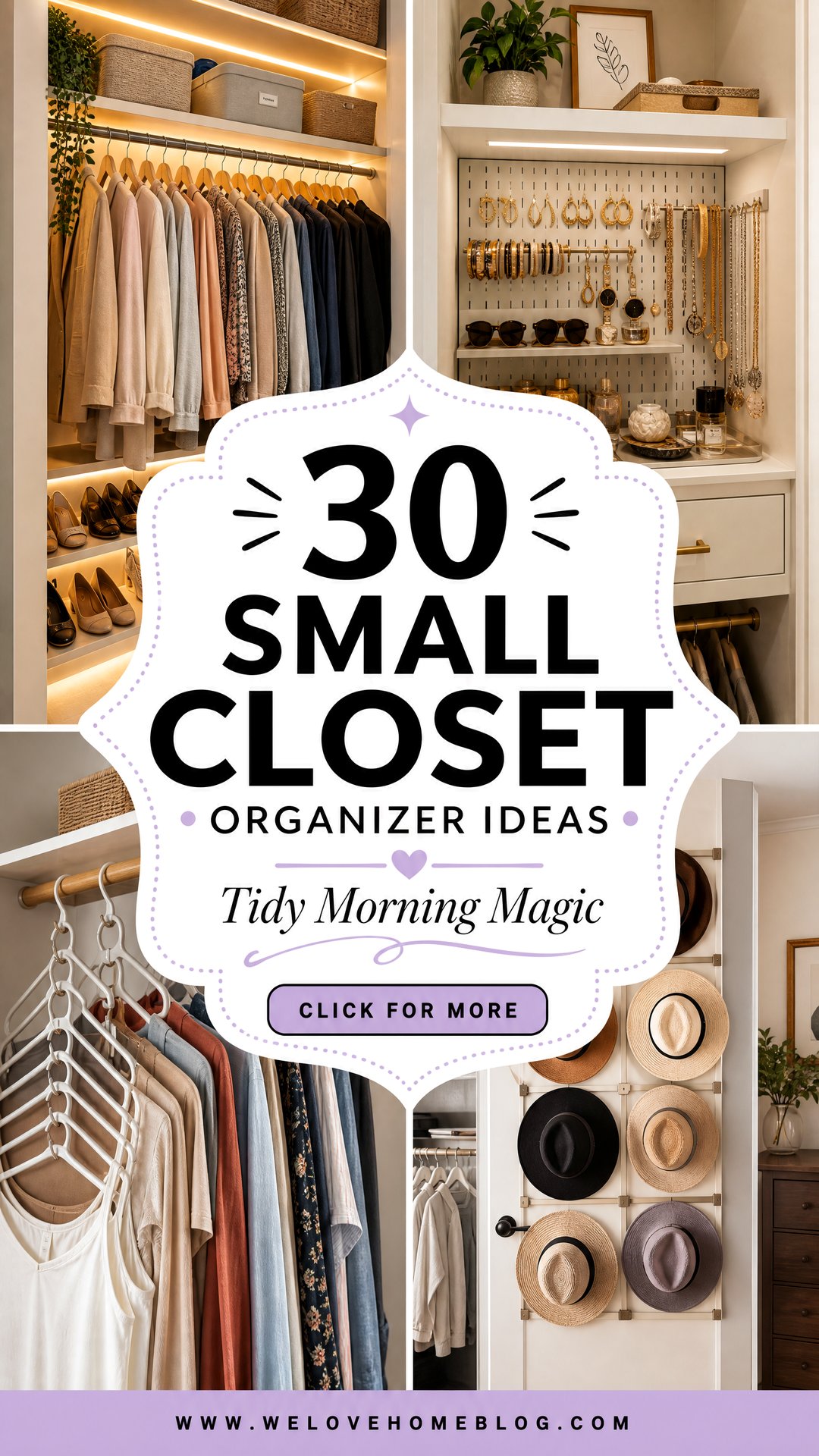 30 Small Closet Organizer Ideas for a Tidy Morning - 30 Small Closet Organizer Ideas for a Tidy Morning