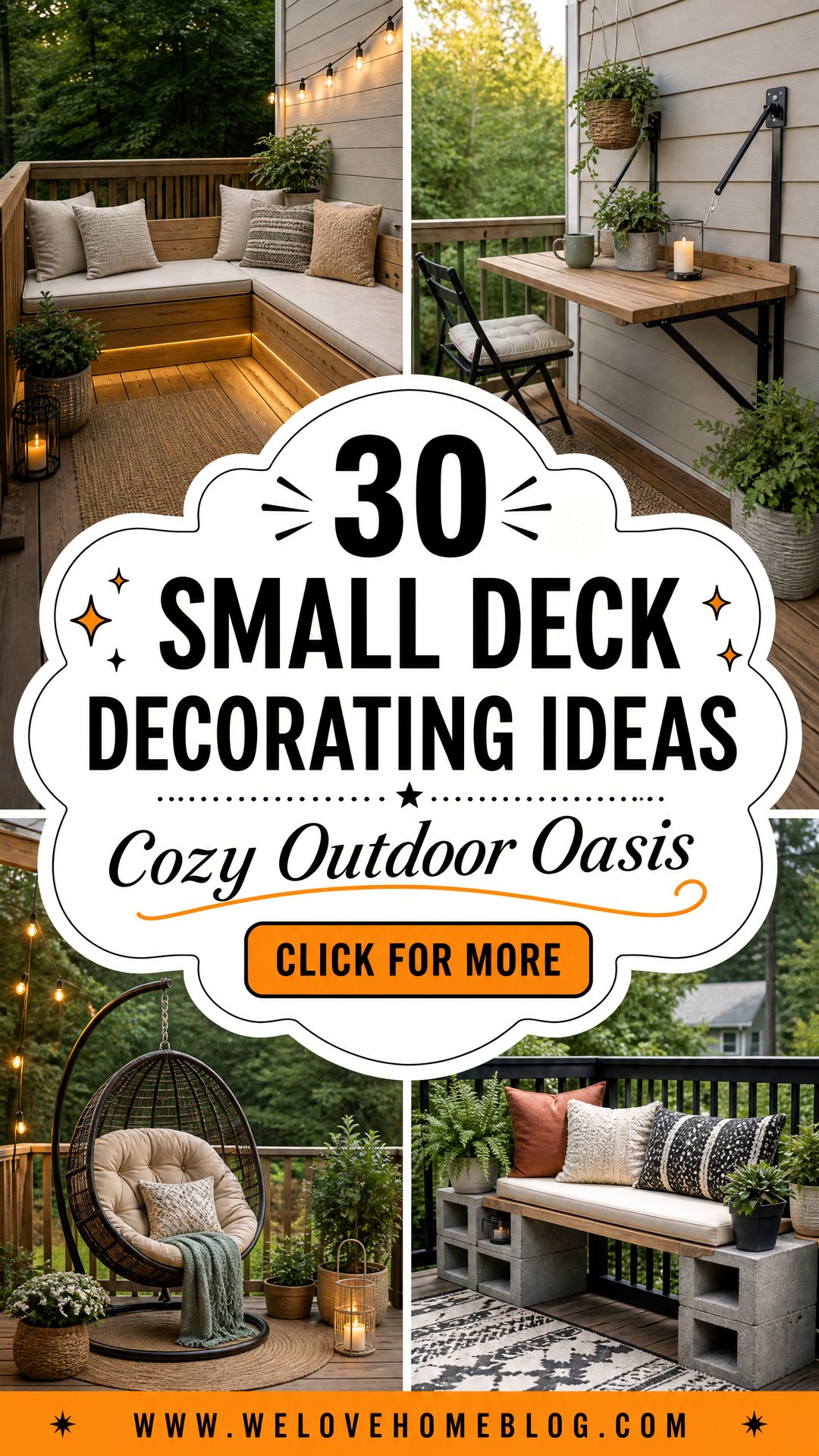 30 Small Deck Decorating Ideas for Your Outdoor Oasis - 30 Small Deck Decorating Ideas for Your Outdoor Oasis