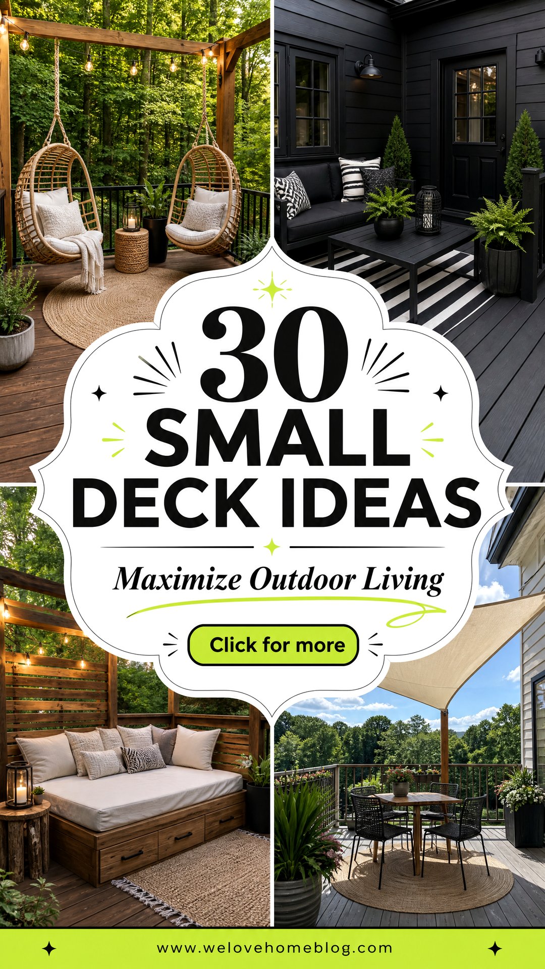 30 Small Deck Ideas to Maximize Your Outdoor Living - 30 Small Deck Ideas to Maximize Your Outdoor Living