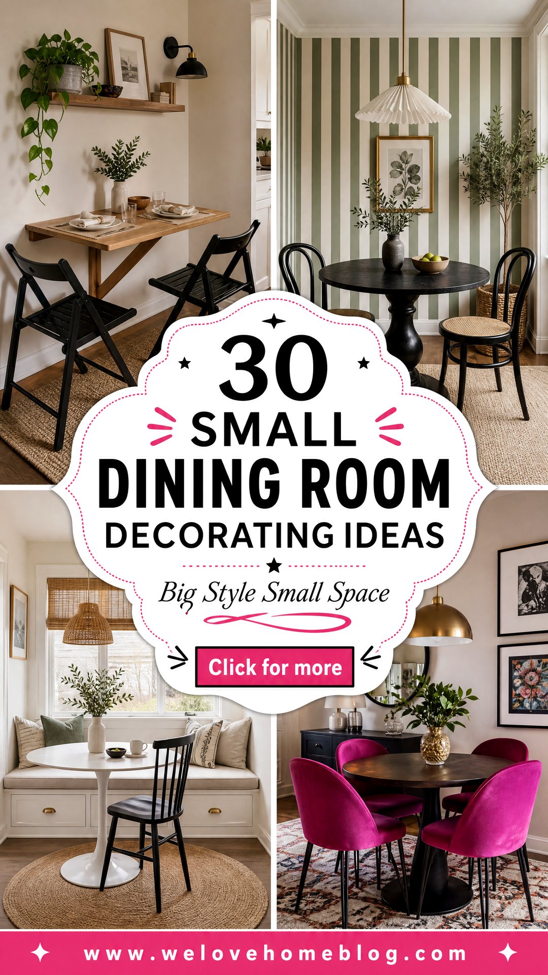 30 Small Dining Room Decorating Ideas for Big Style - 30 Small Dining Room Decorating Ideas for Big Style