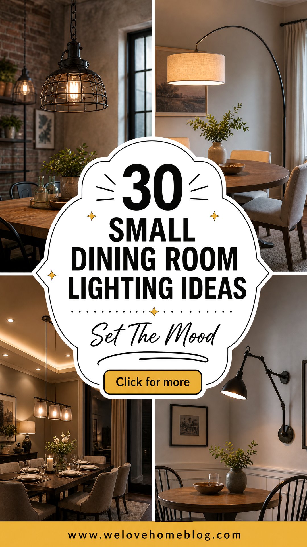 30 Small Dining Room Lighting Ideas to Set the Mood - 30 Small Dining Room Lighting Ideas to Set the Mood