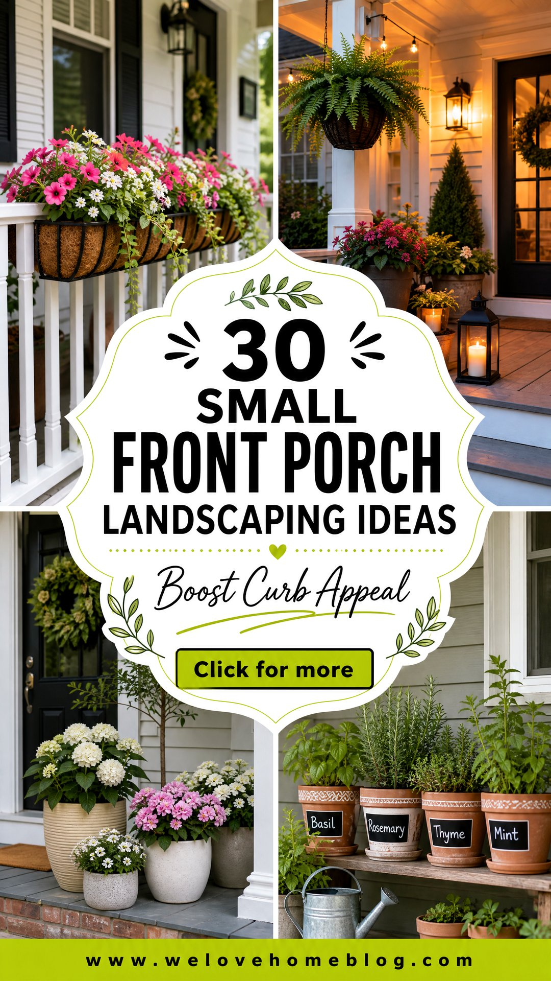 30 Small Front Porch Landscaping Ideas for Curb Appeal - 30 Small Front Porch Landscaping Ideas for Curb Appeal