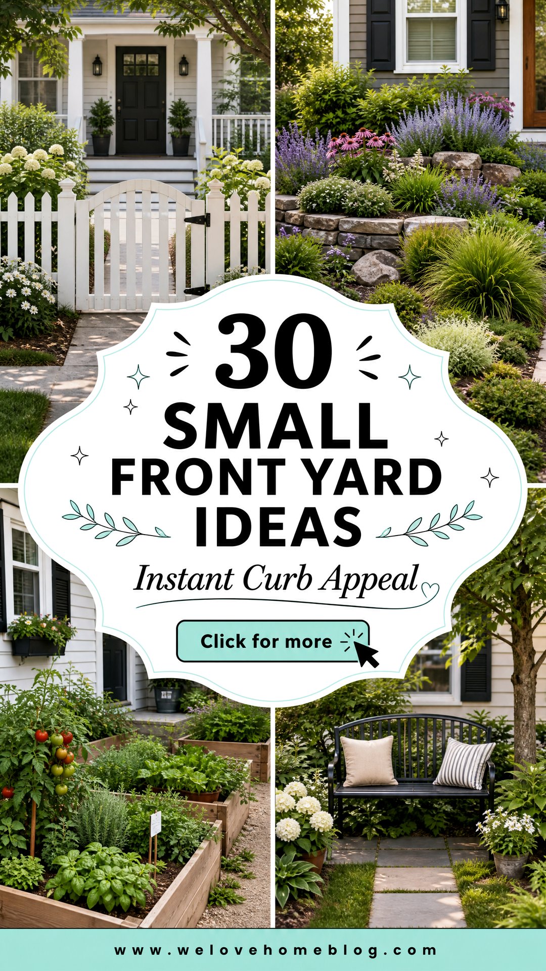 30 Small Front Yard Ideas for an Instant Curb Appeal Boost - 30 Small Front Yard Ideas for an Instant Curb Appeal Boost