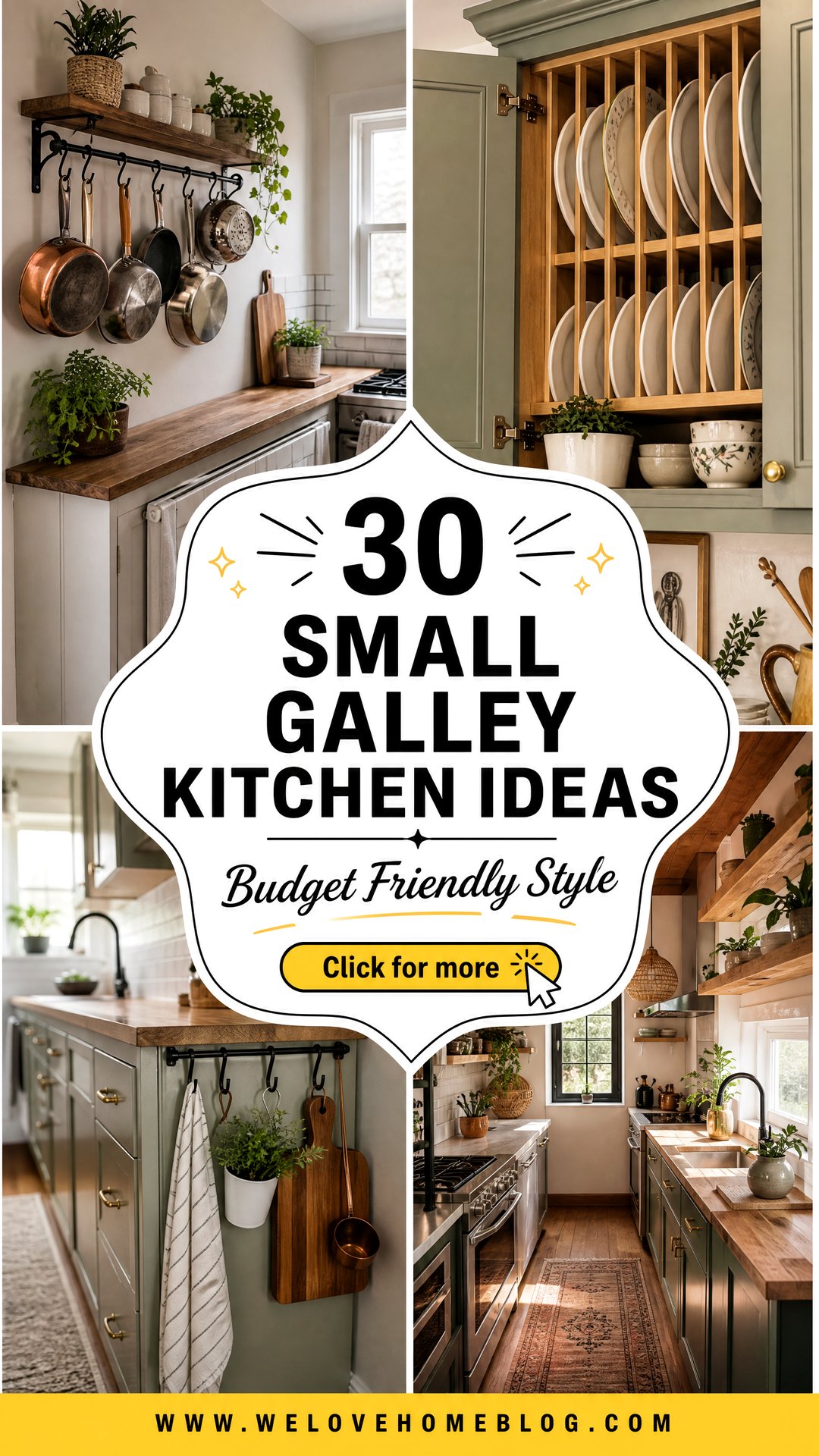 30 Small Galley Kitchen Ideas on a Budget to Try Now - 30 Small Galley Kitchen Ideas on a Budget to Try Now