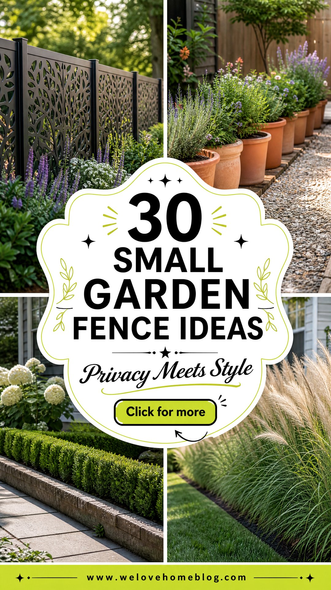 30 Small Garden Fence Ideas for Privacy and Style - 30 Small Garden Fence Ideas for Privacy and Style