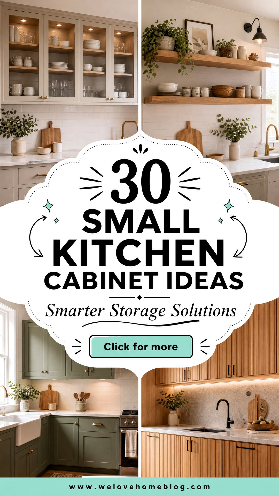 30 Small Kitchen Cabinet Ideas for Smarter Storage - 30 Small Kitchen Cabinet Ideas for Smarter Storage