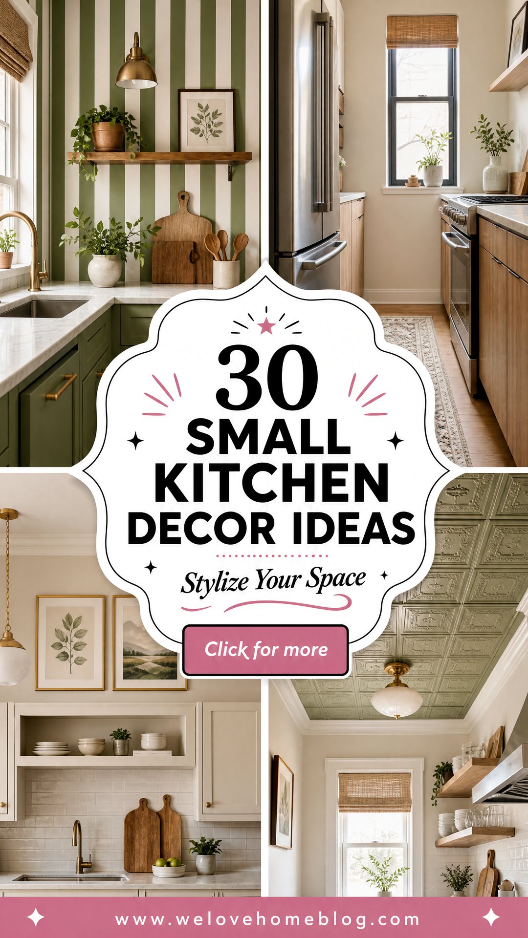 30 Small Kitchen Decor Ideas to Stylize Your Space - 30 Small Kitchen Decor Ideas to Stylize Your Space
