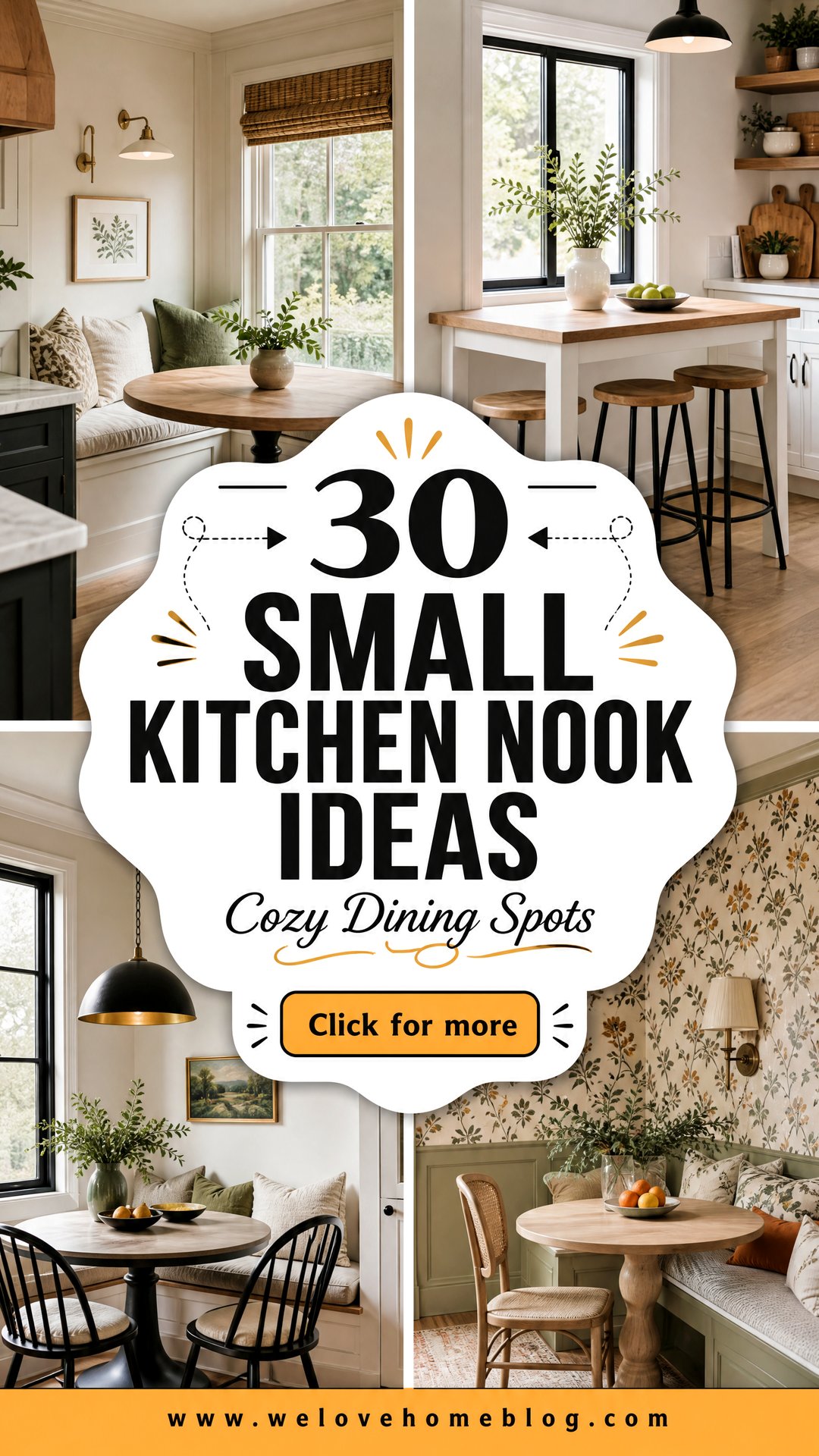 30 Small Kitchen Nook Ideas for Cozy Dining Spots - 30 Small Kitchen Nook Ideas for Cozy Dining Spots