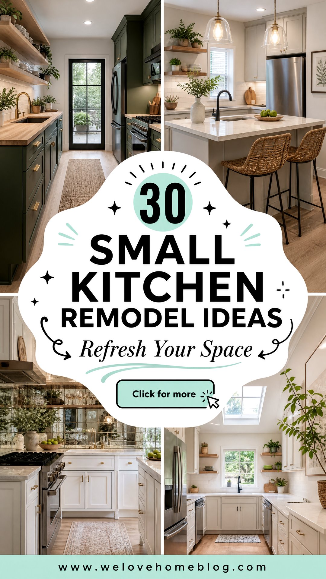 30 Small Kitchen Remodel Ideas to Refresh Your Space - 30 Small Kitchen Remodel Ideas to Refresh Your Space
