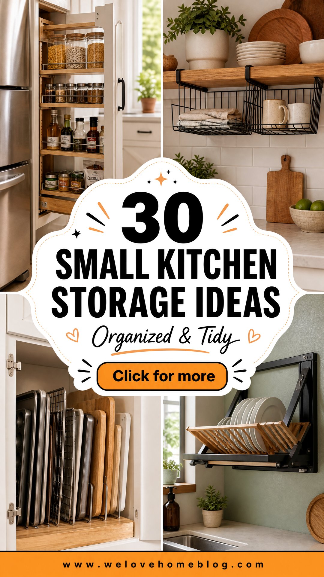 30 Small Kitchen Storage Ideas for an Organized Space - 30 Small Kitchen Storage Ideas for an Organized Space