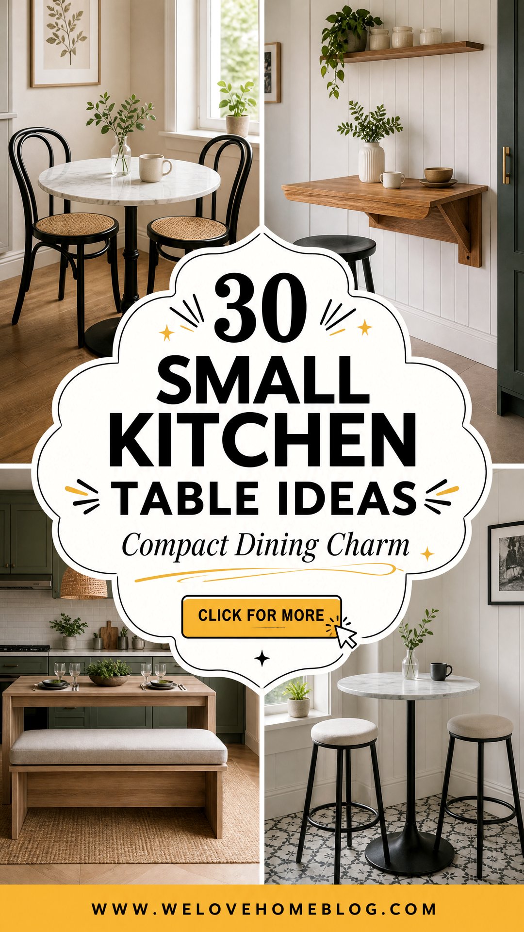 30 Small Kitchen Table Ideas for Compact Dining Spaces - 30 Small Kitchen Table Ideas for Compact Dining Spaces
