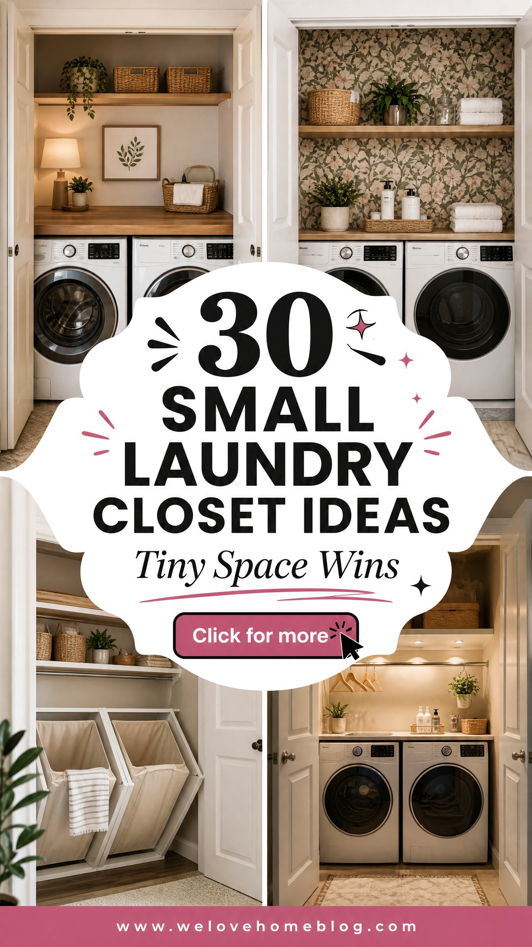 30 Small Laundry Closet Ideas for Tiny Spaces - 30 Small Laundry Closet Ideas for Tiny Spaces