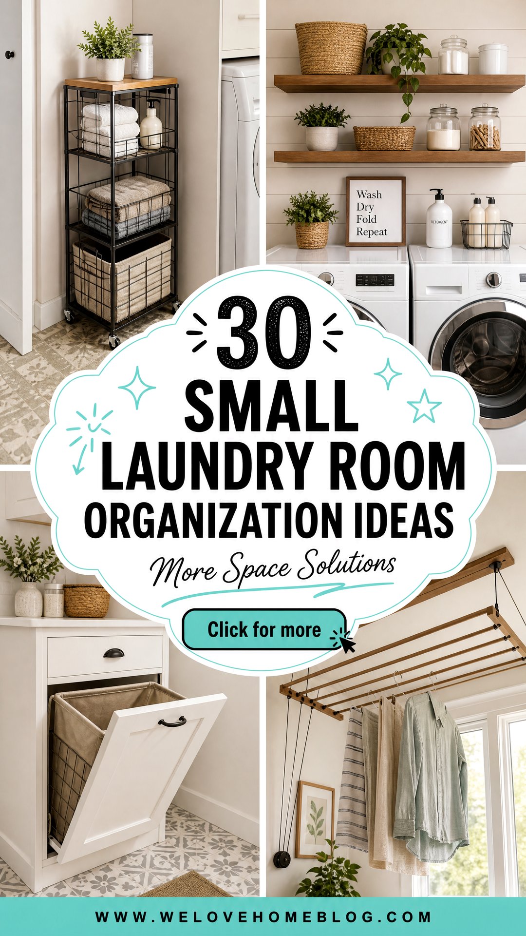 30 Small Laundry Room Organization Ideas for More Space - 30 Small Laundry Room Organization Ideas for More Space