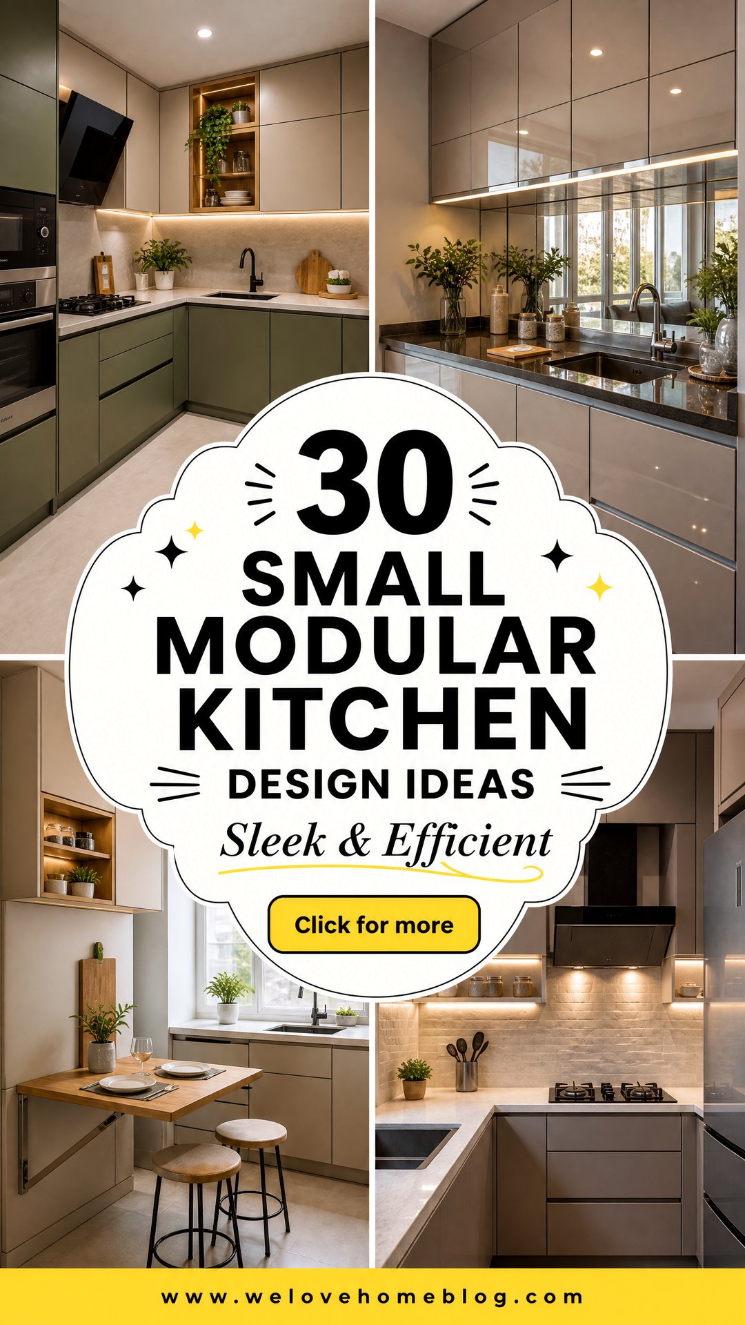 30 Small Modular Kitchen Design Ideas for Efficiency - 30 Small Modular Kitchen Design Ideas for Efficiency