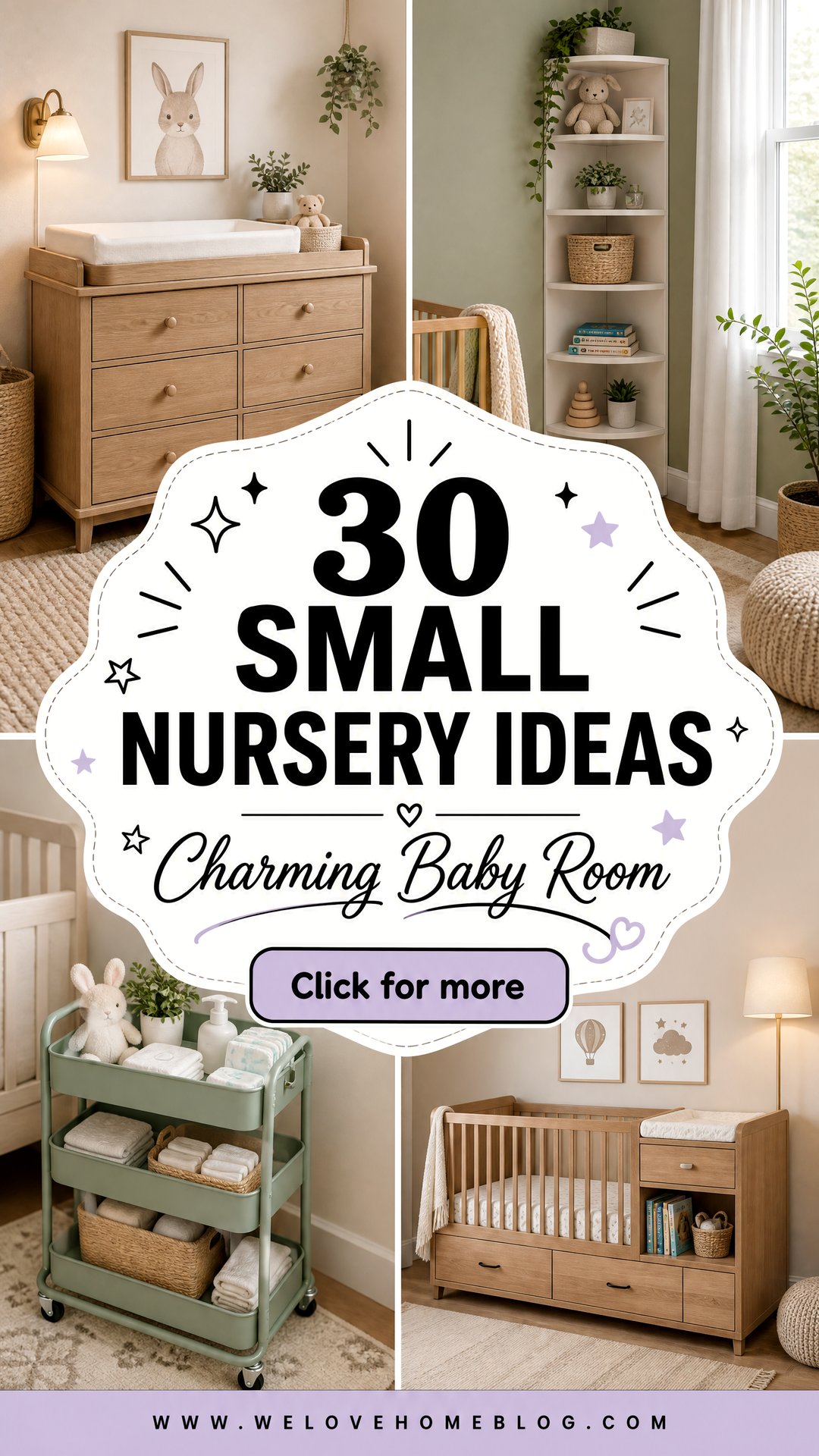 30 Small Nursery Ideas for a Charming Baby Room - 30 Small Nursery Ideas for a Charming Baby Room