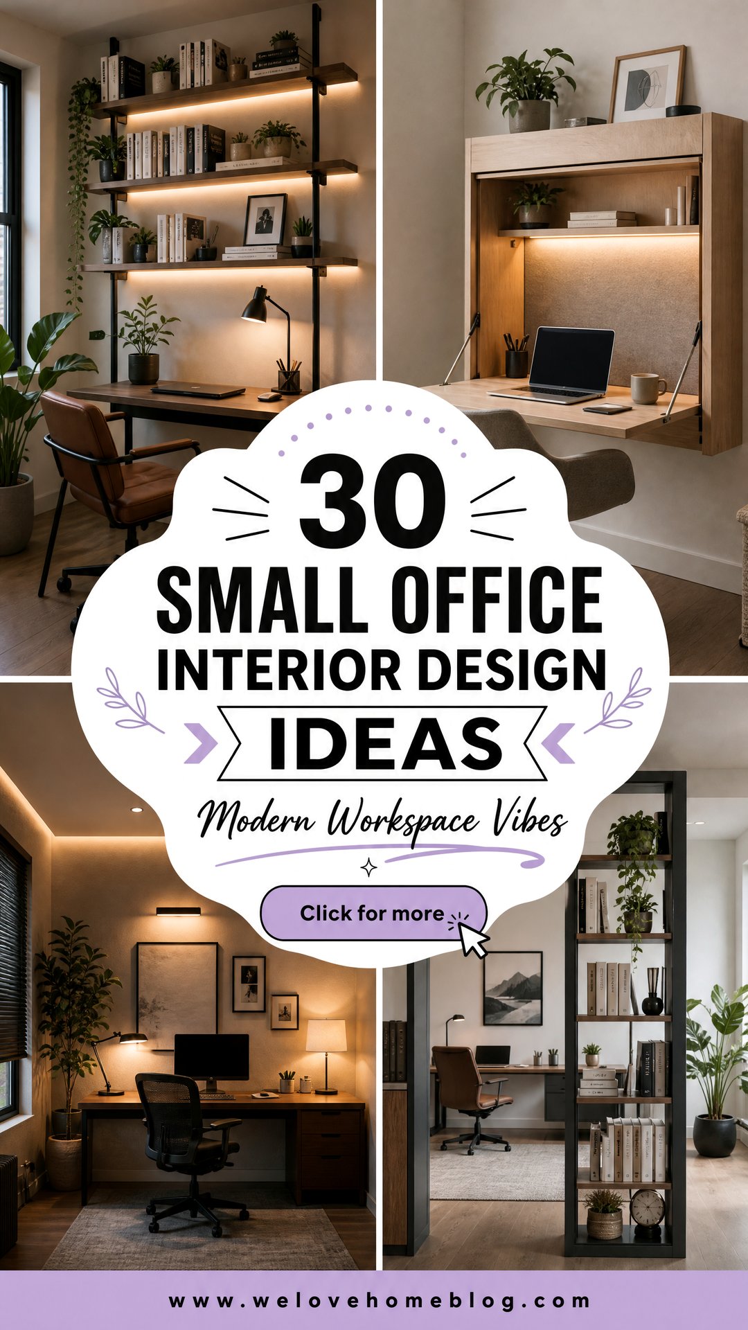 30 Small Office Interior Design Ideas for a Modern Look - 30 Small Office Interior Design Ideas for a Modern Look