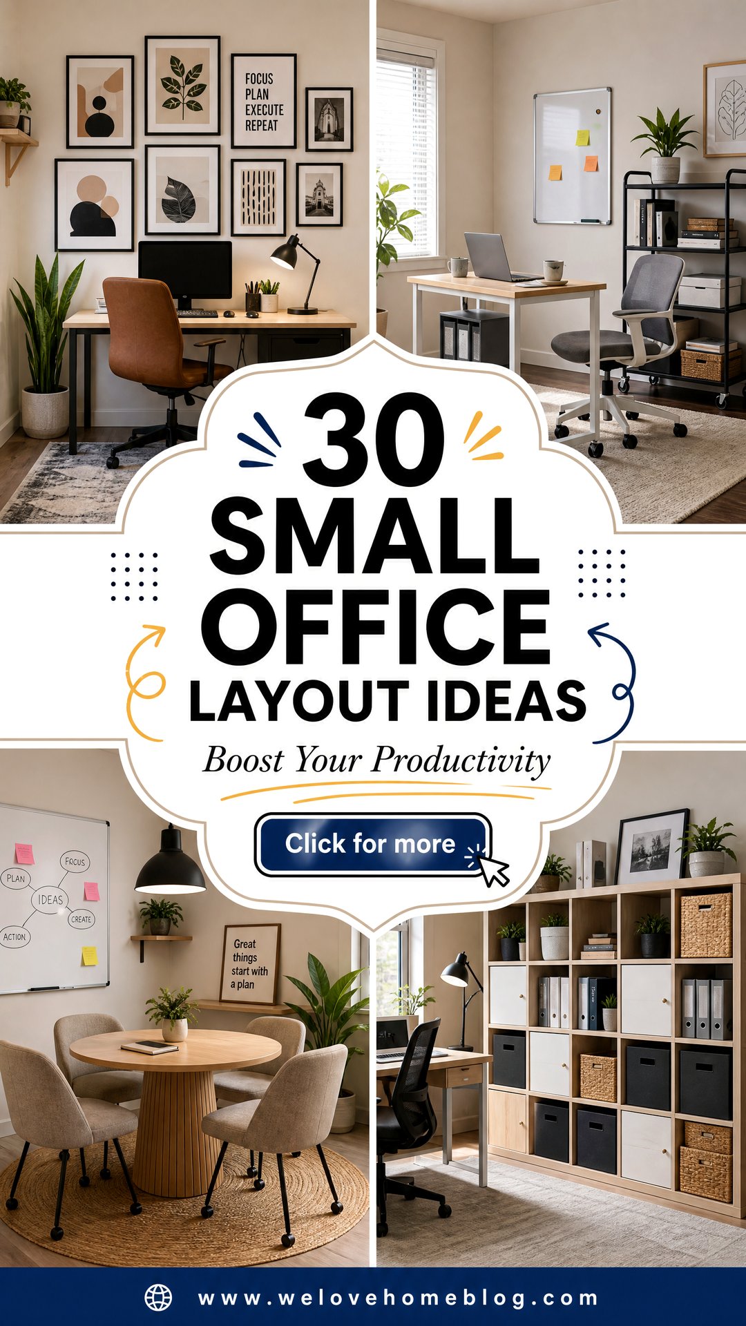 30 Small Office Layout Ideas for Better Productivity - 30 Small Office Layout Ideas for Better Productivity