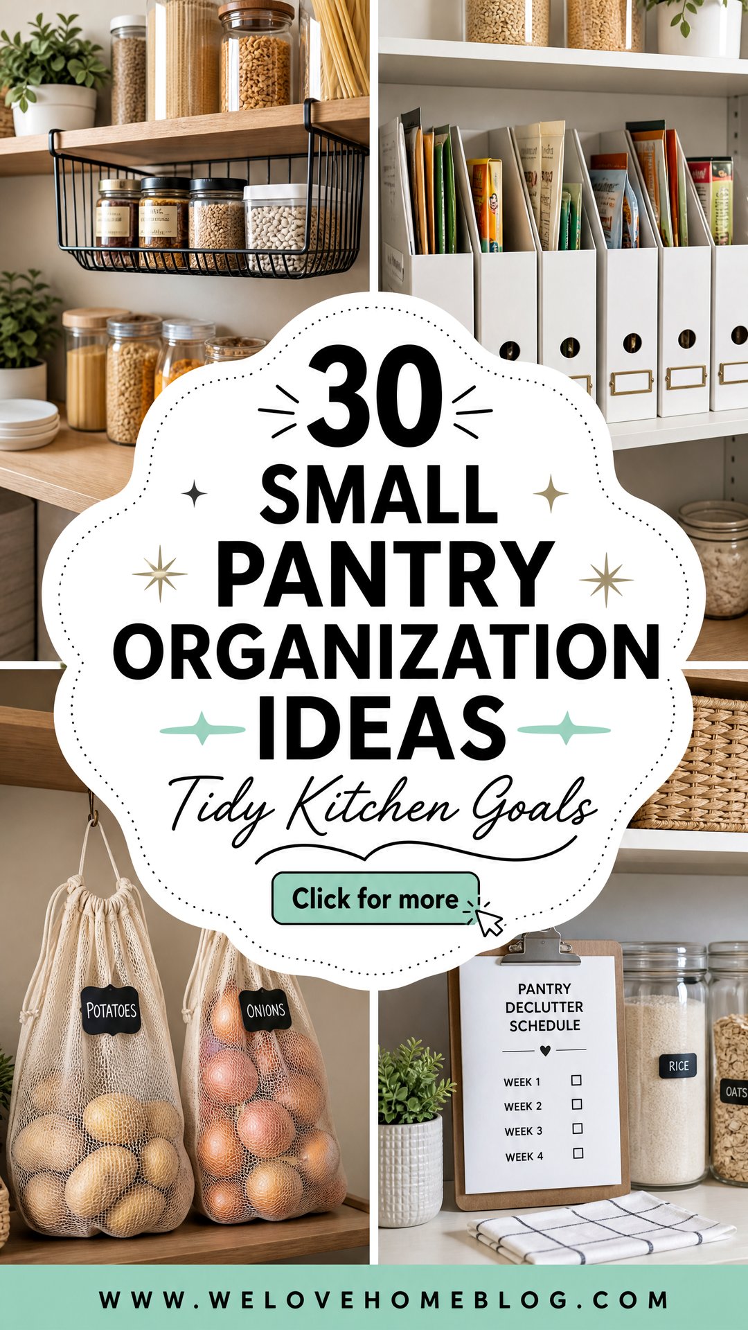 30 Small Pantry Organization Ideas for a Tidy Kitchen - 30 Small Pantry Organization Ideas for a Tidy Kitchen