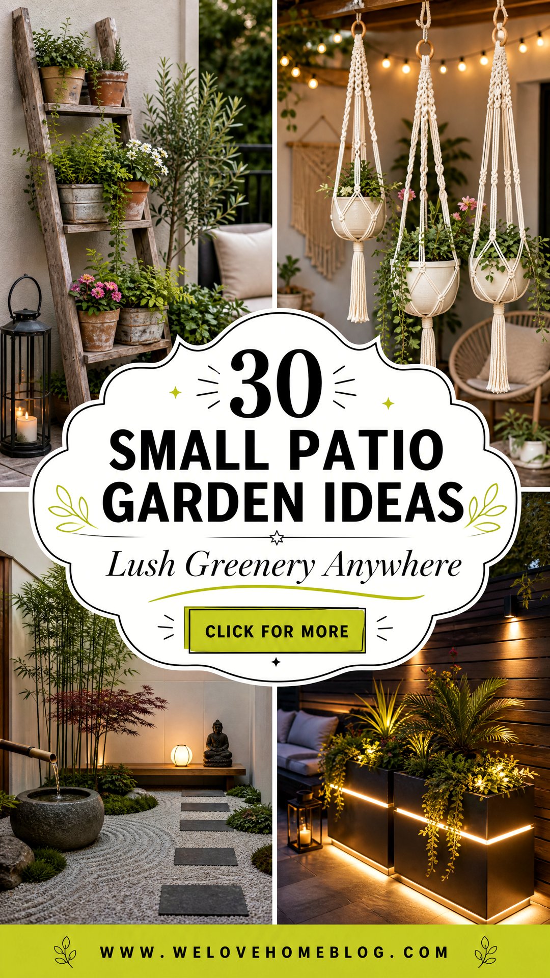 30 Small Patio Garden Ideas for Lush Greenery Anywhere - 30 Small Patio Garden Ideas for Lush Greenery Anywhere