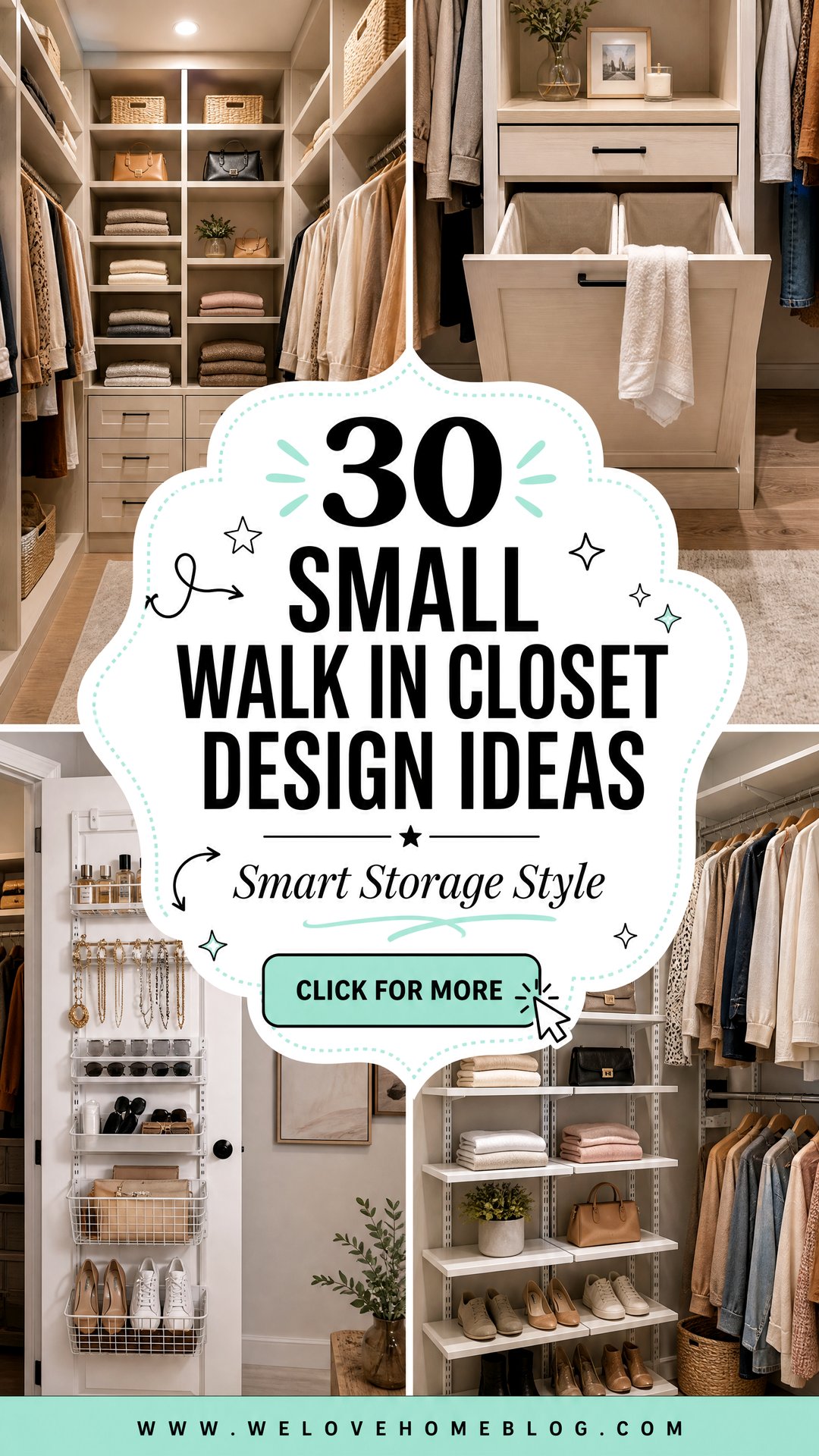 30 Small Walk In Closet Design Ideas for Storage - 30 Small Walk In Closet Design Ideas for Storage