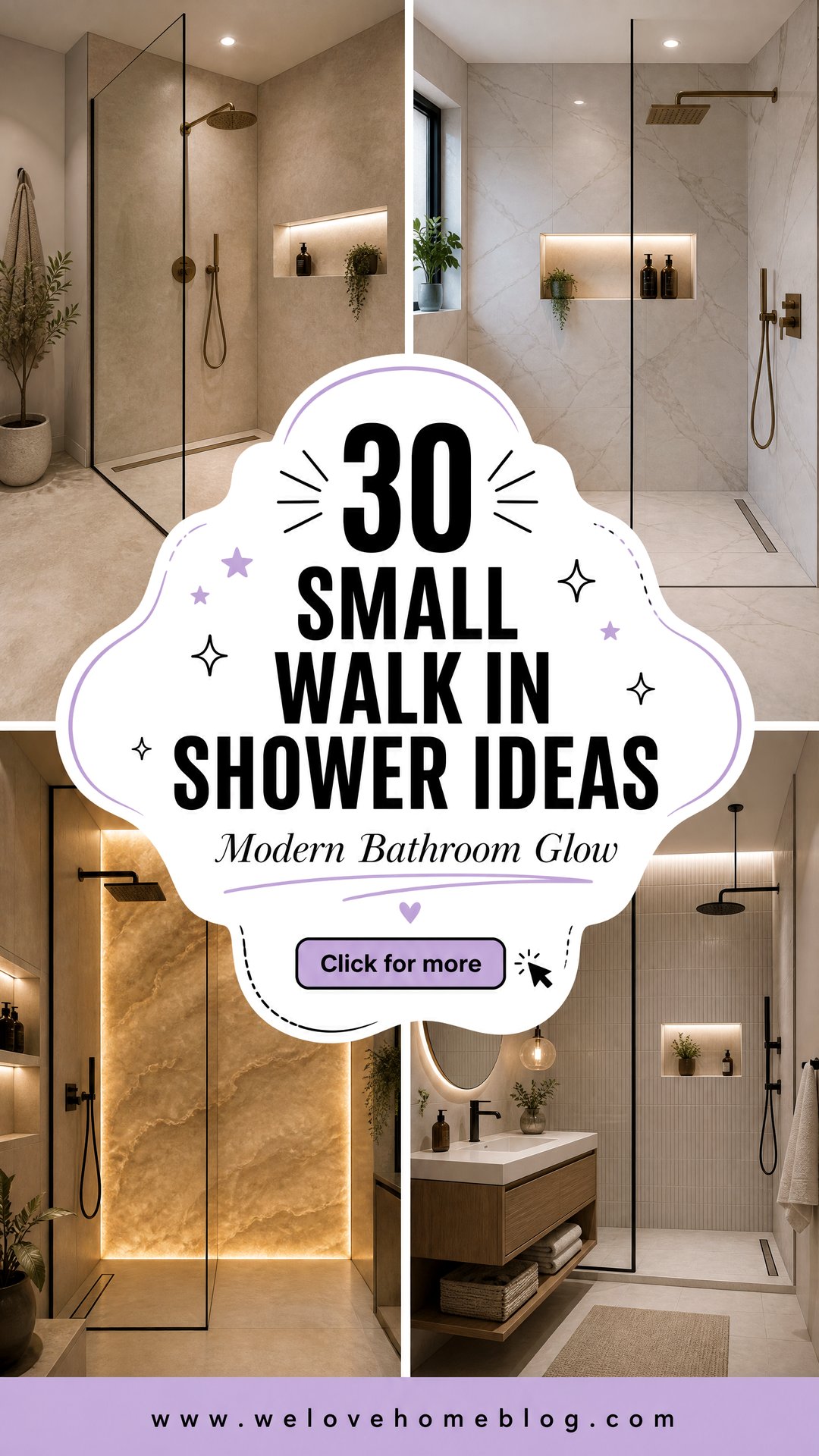 30 Small Walk In Shower Ideas for Modern Bathrooms - 30 Small Walk In Shower Ideas for Modern Bathrooms