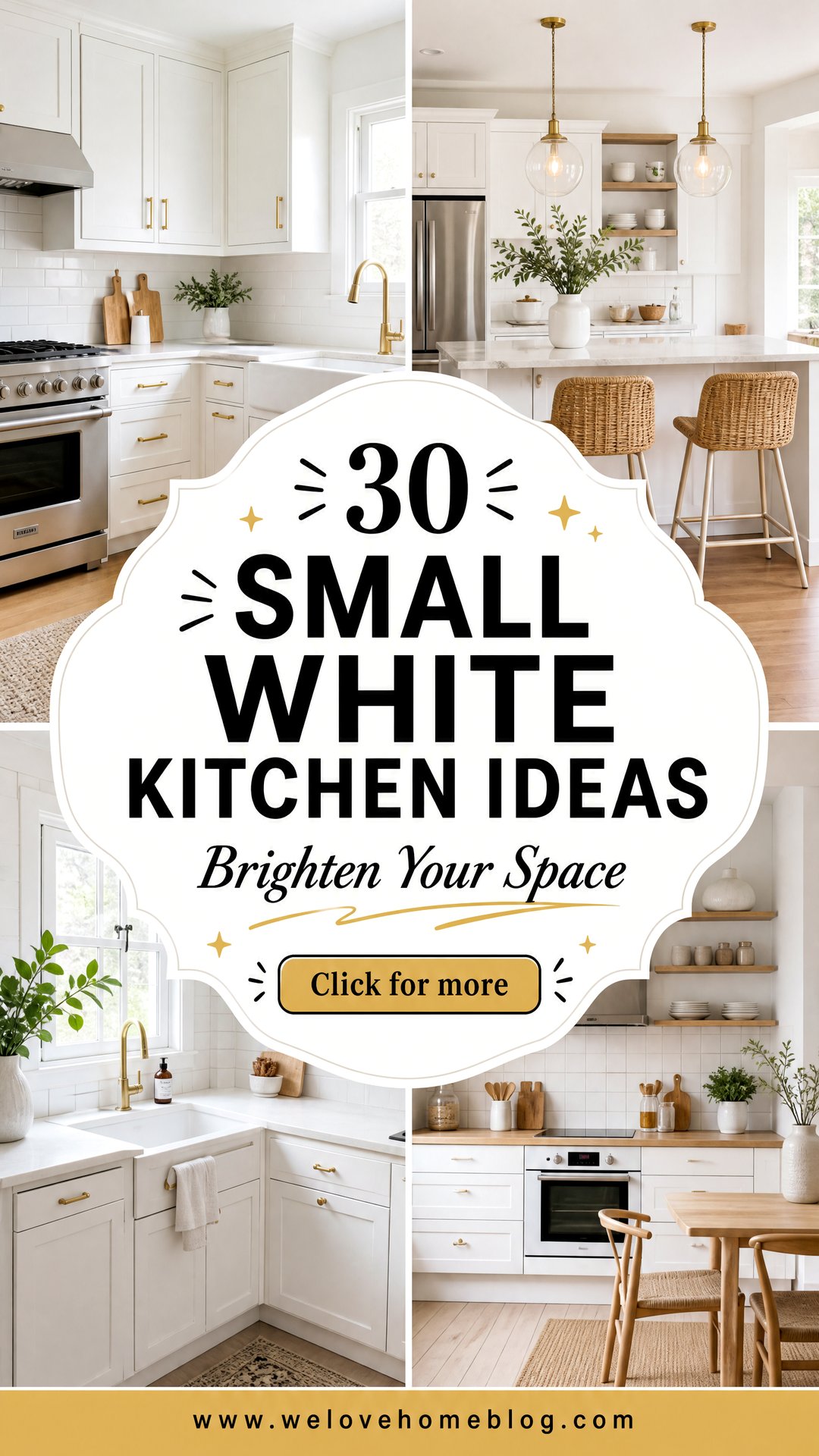 30 Small White Kitchen Ideas to Brighten Your Space - 30 Small White Kitchen Ideas to Brighten Your Space