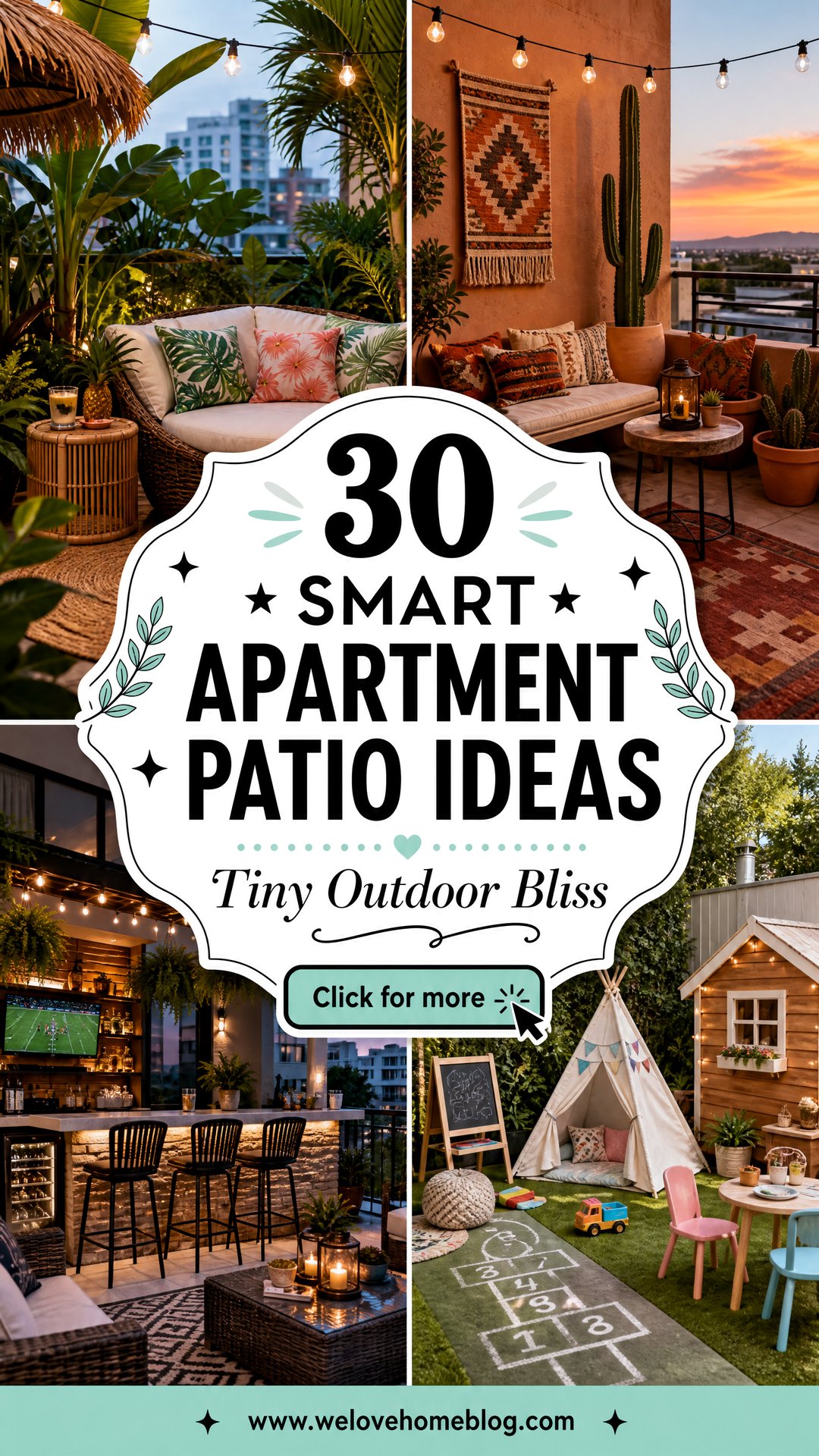 30 Smart Apartment Patio Ideas for Small Spaces - 30 Smart Apartment Patio Ideas for Small Spaces